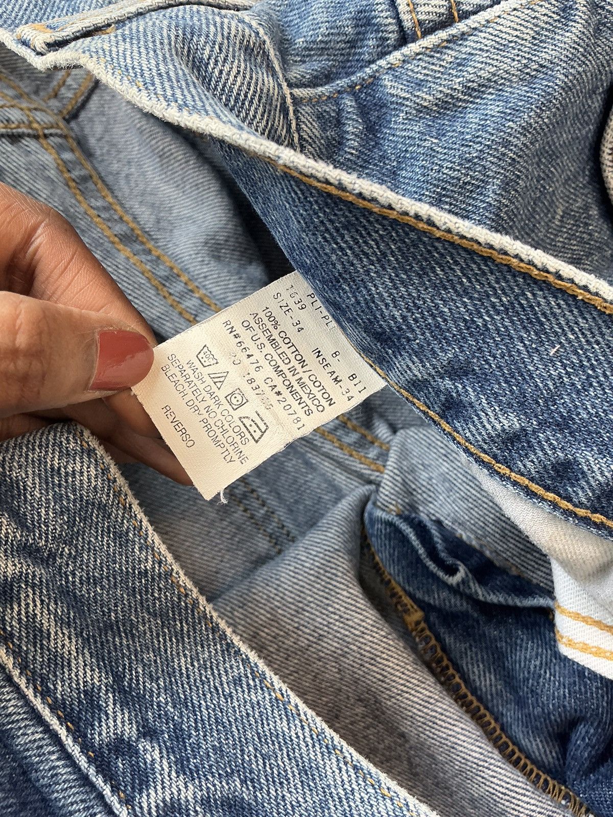 Tommy Hilfiger × Vintage Vintage Tommy Hilfiger carpenter denim Size US 34 / EU 50 - 8 Thumbnail