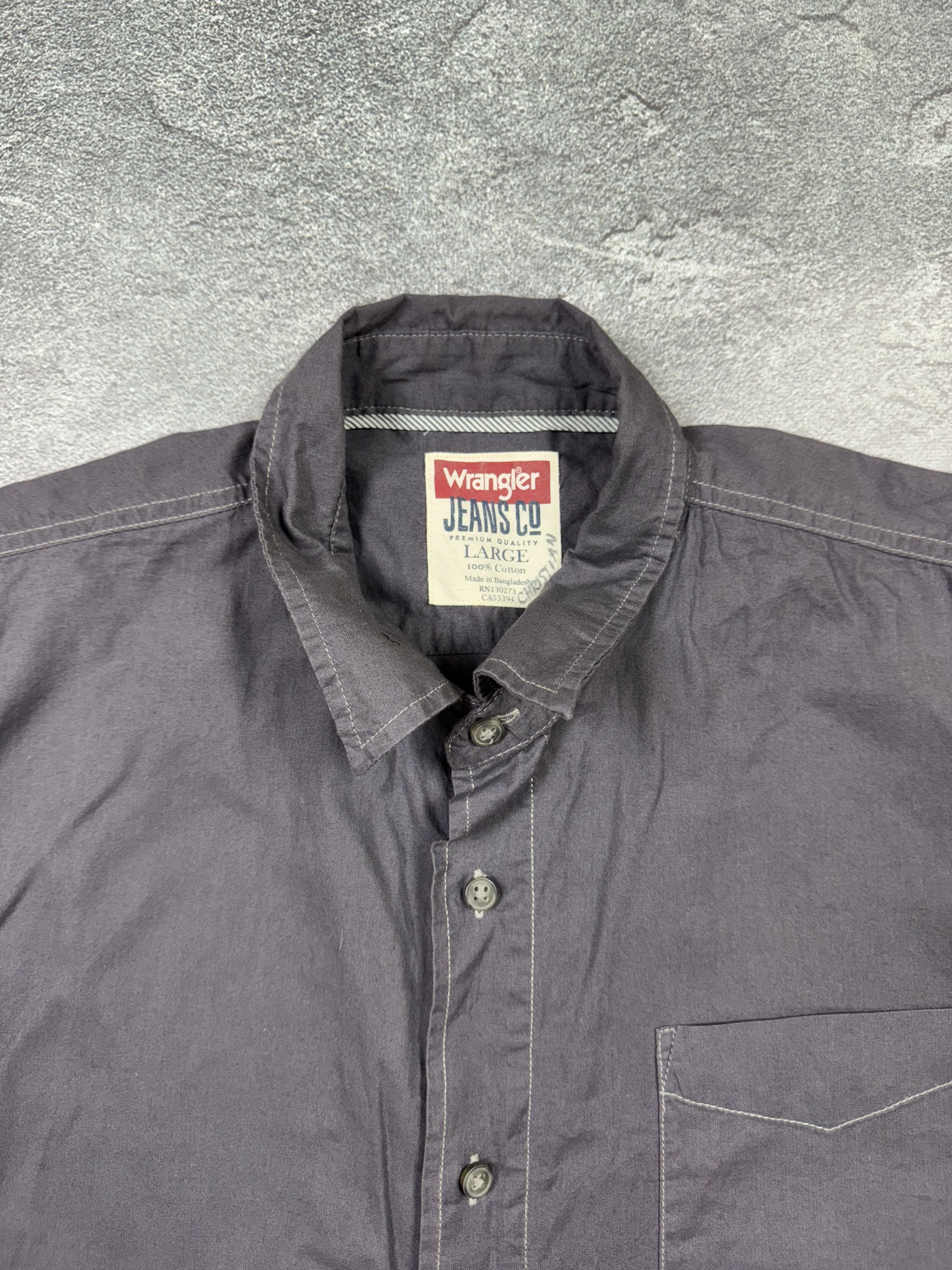 If Six Was Nine If Six Was Nine Wrangler Acid Logo Shirt Button Size L Y2K Size US L / EU 52-54 / 3 - 5 Thumbnail