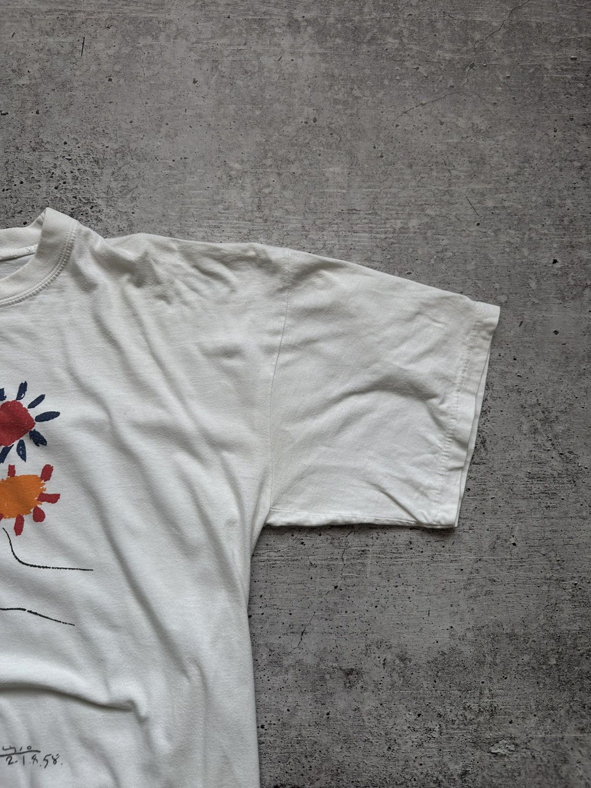 Vintage 1998 Succ. Picasso Bouquet of Flowers Art Graphic T shirt Size US XL / EU 56 / 4 - 2 Thumbnail