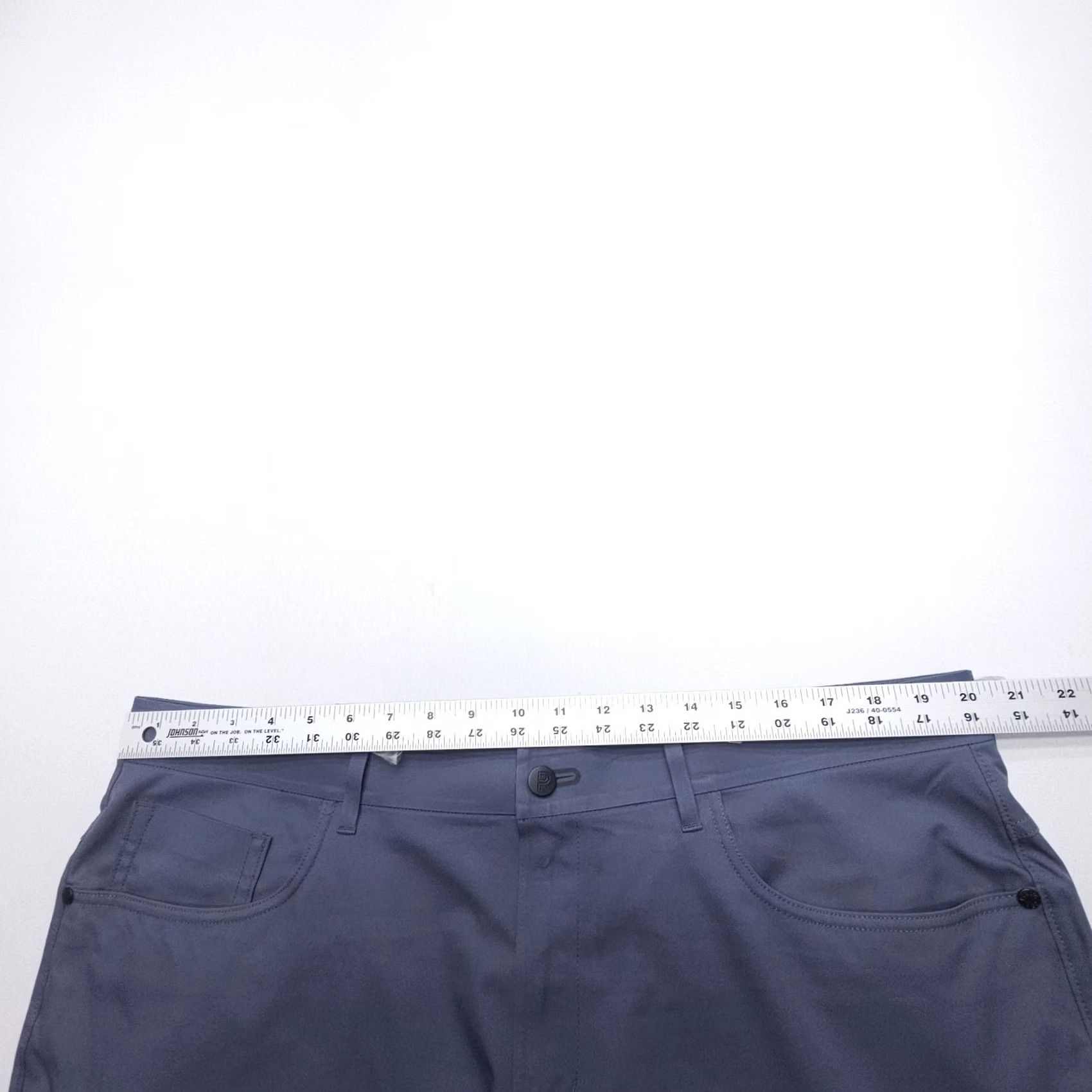 Vintage Public Rec Mens Chino Pants 40x28 Gray Stretch 5-Pocket Regular Inseam 27 Flat Front Business Casual Size US 40 / EU 56 - 6 Thumbnail