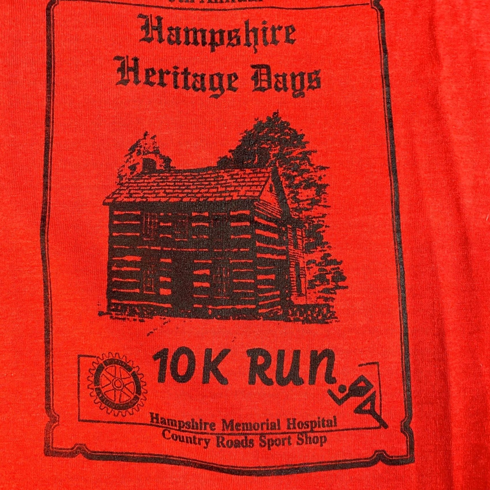 Vintage VINTAGE New Hampshire Heritage Days T-shirt M Red Long Sleeve 10K Run Cotton Blend Jersey Unisex Adults Mens Womens Boys Girls Size US M / EU 48-50 / 2 - 2 Thumbnail