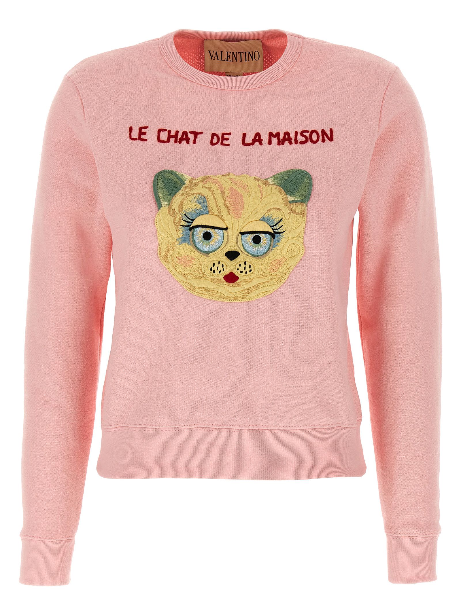 Valentino Valentino Garavani 'Le Chat De La Maison' Sweatshirt Size M / US 6-8 / IT 42-44 - 1 Thumbnail
