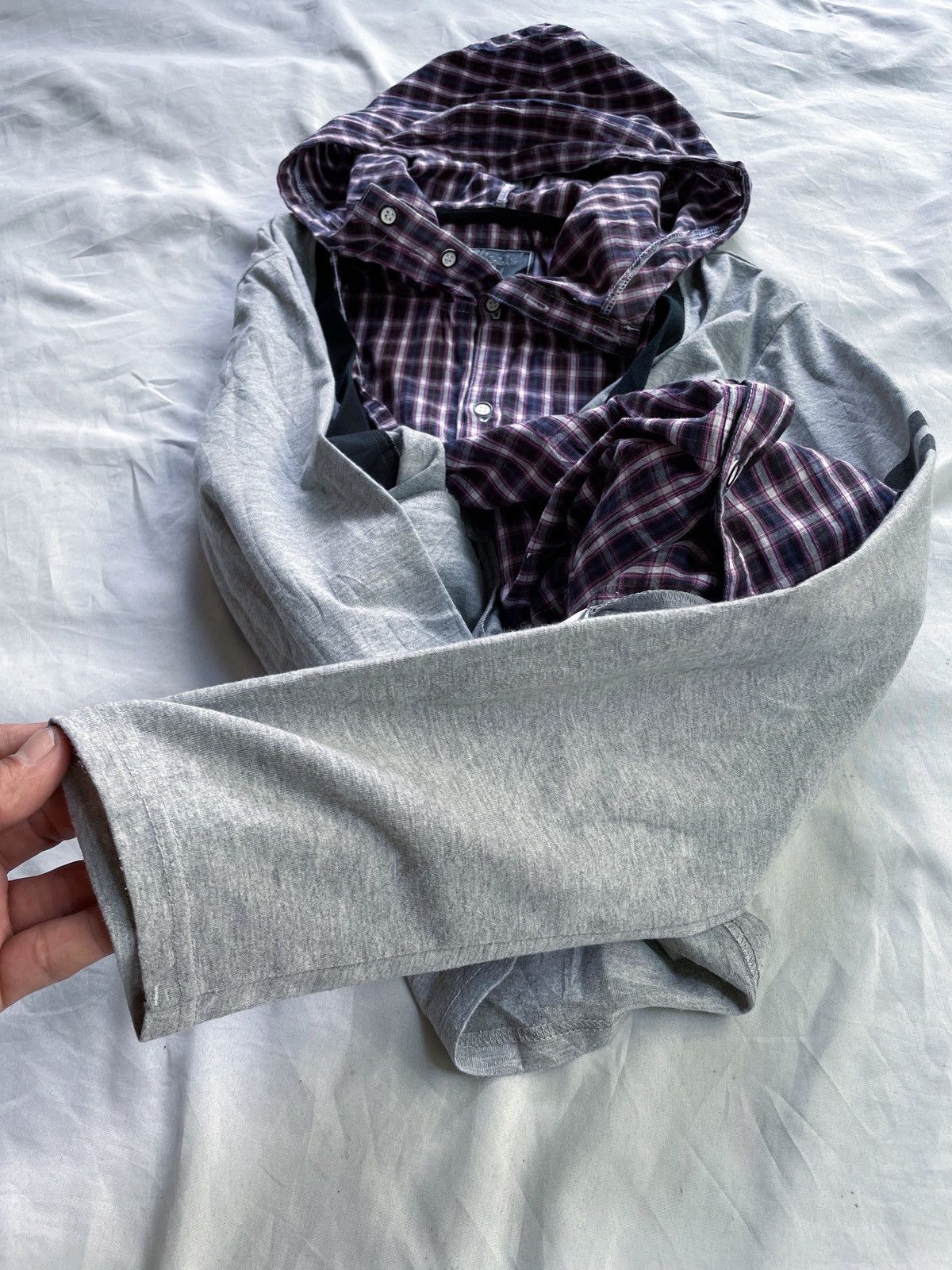 Japanese Brand JAPANESE DOUBLE LAYER CASUAL KNIT & SHIRT STYLE Size US M / EU 48-50 / 2 - 10 Thumbnail