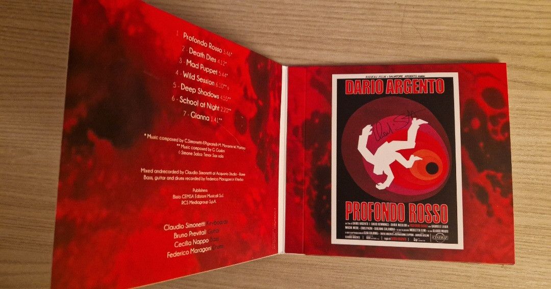 Vintage Cd Claudio Simonetti 's Goblin 45th Anniversary Deep red Size ONE SIZE - 2 Thumbnail
