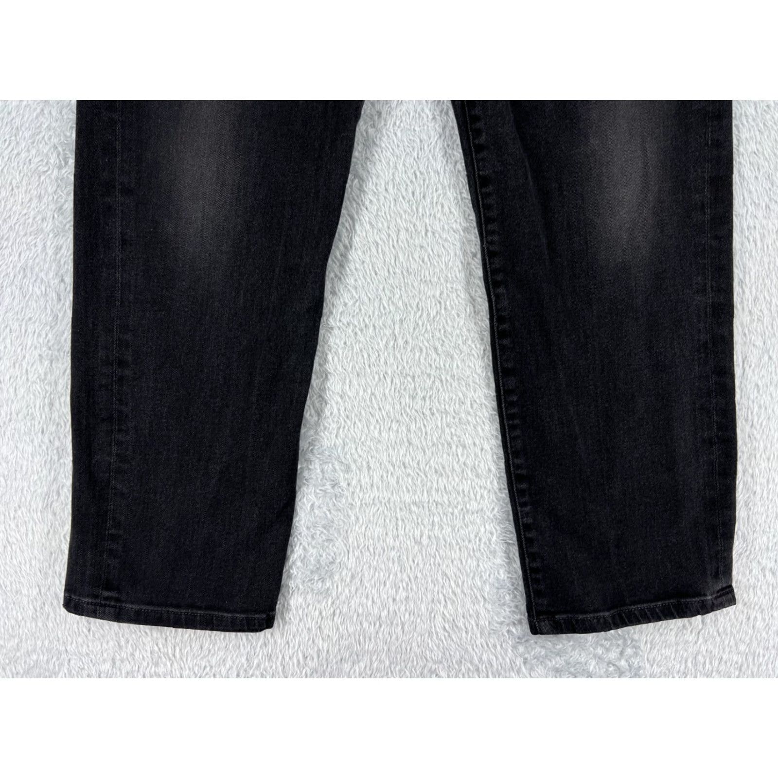 Lucky Brand Lucky Brand Jeans Men 34 Black Denim Straight Cotton Blend Stretch 34x27 Casual Regular 5-Pocket Design Mens Jeans Size US 34 / EU 50 - 2 Thumbnail