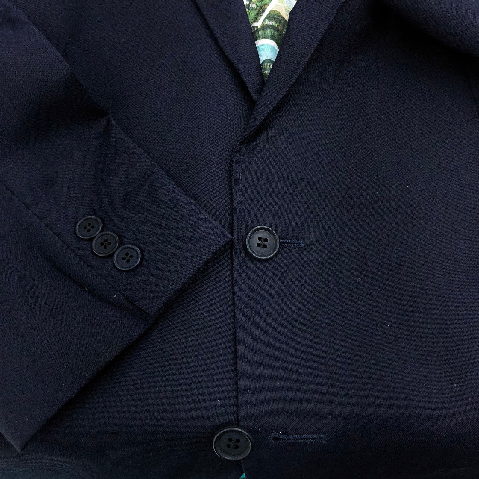 Ted Baker Ted Baker Sz 44R Sport Coat Blazer Jacket POP Blue 2 Button Size 44R - 19 Thumbnail