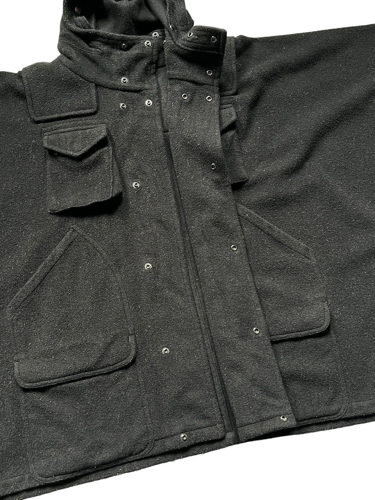 CABANE de ZUCCa 1990 Zucca Tactical Bat Wing Wool Jacket Size US M / EU 48-50 / 2 - 12 Thumbnail
