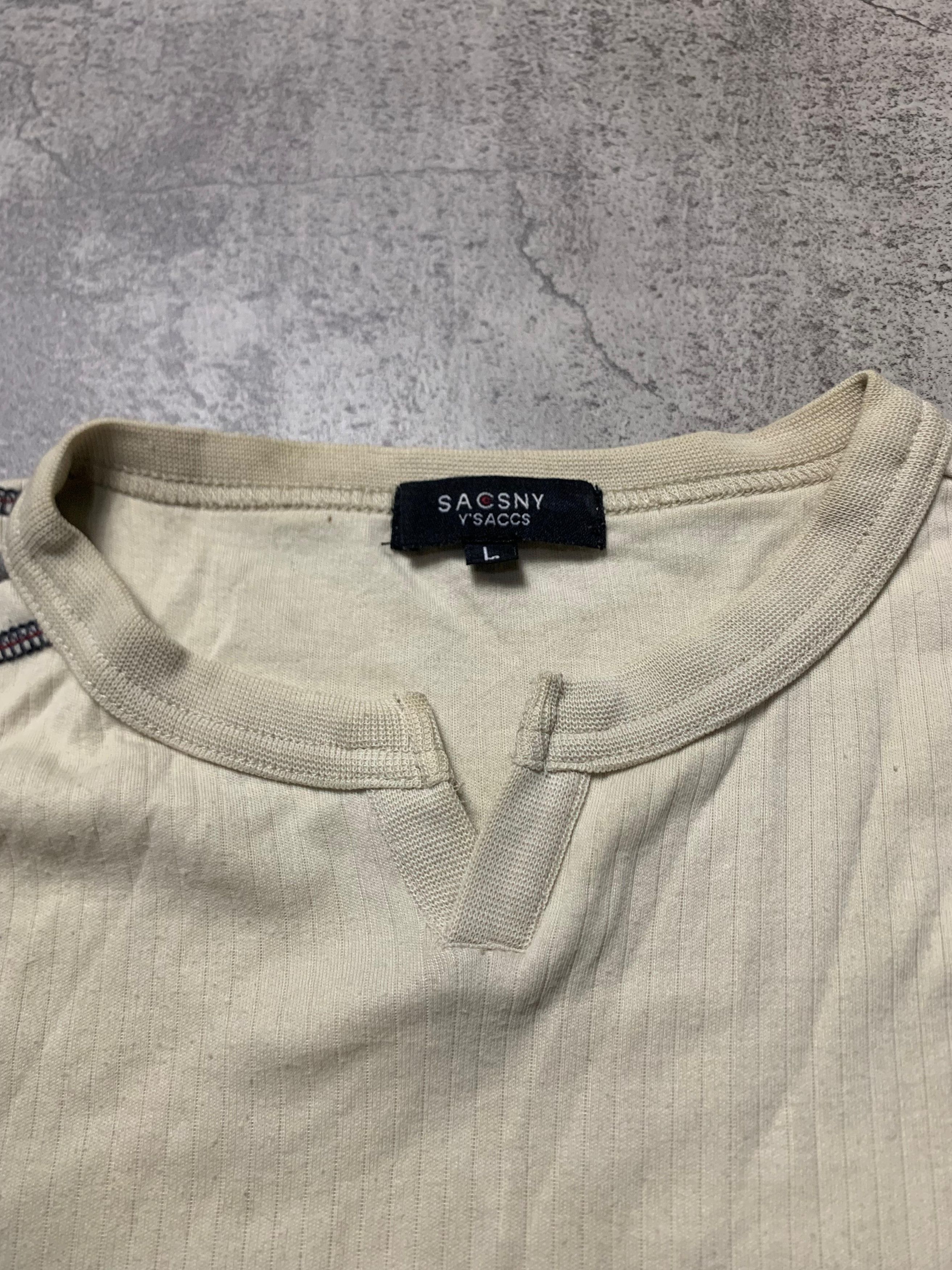 Yohji Yamamoto 2000s Y'Sacsny by Yohoji Yamamoto Short Sleeve T-Shirt Size US M / EU 48-50 / 2 - 5 Thumbnail