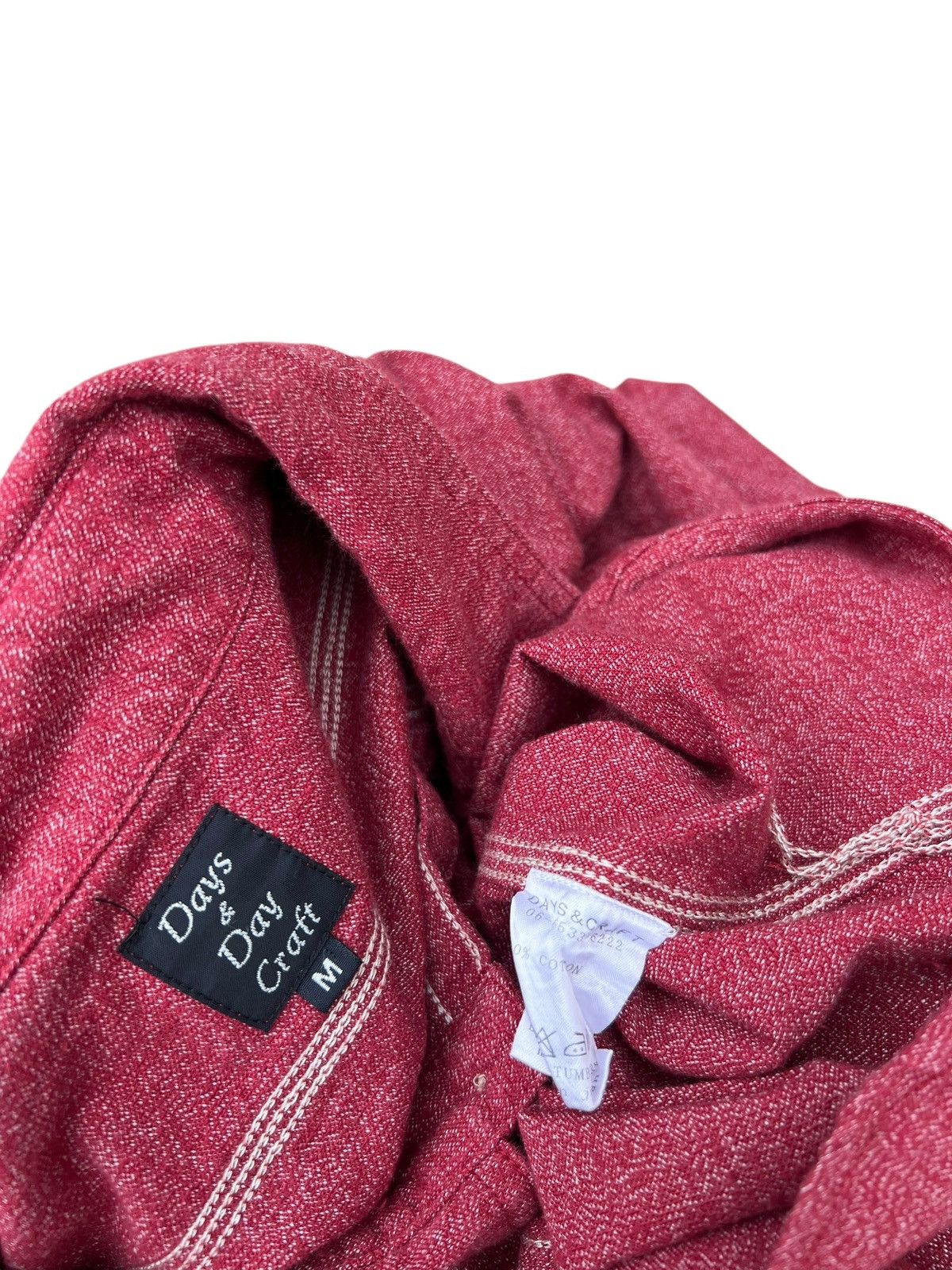 Freewheelers Days & Day Craft Selvedge Gusset Salt & Pepper Work Shirt Size US M / EU 48-50 / 2 - 21 Thumbnail