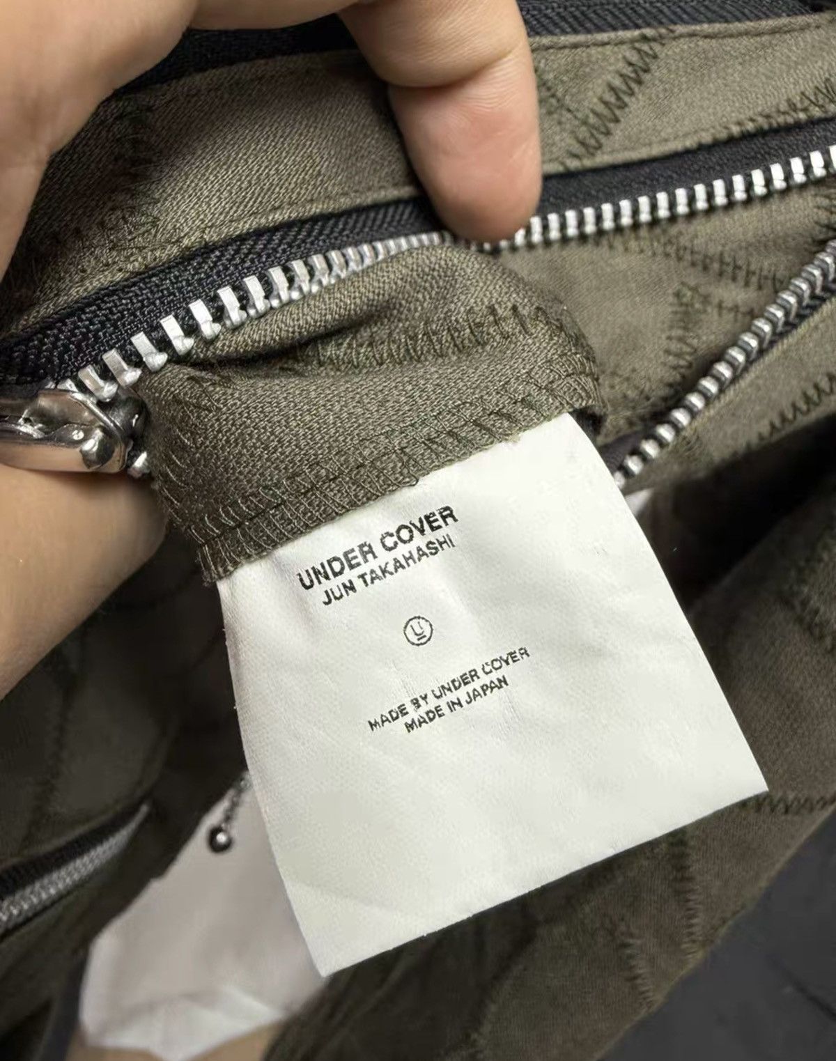 Undercover Undercover Fall/Winter 2003 “SCAB” Stitch-Detail Moto Jacket Size US M / EU 48-50 / 2 - 8 Thumbnail