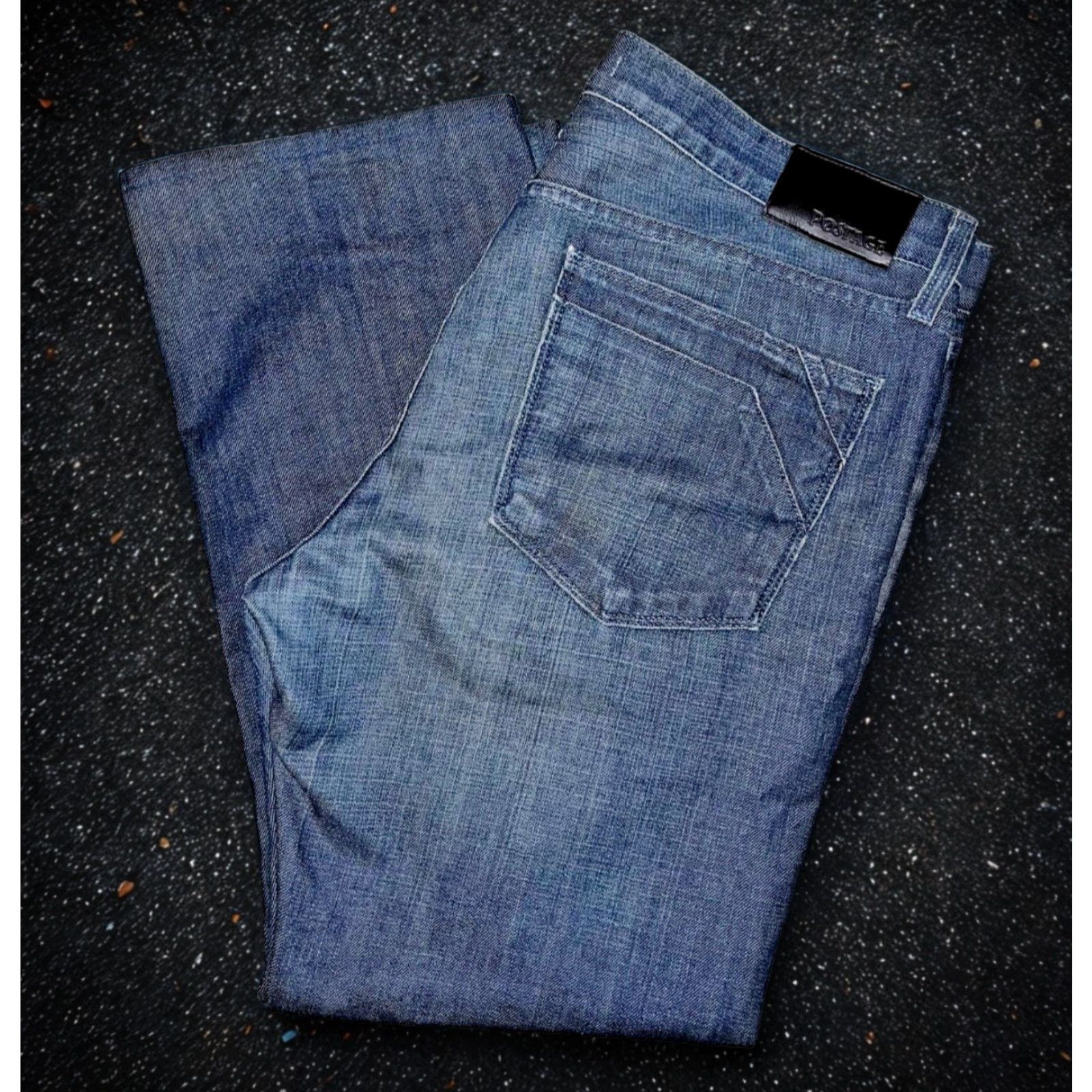 Denime VINTAGE Post’age Prescott 1244PD Jeans Selvedge Denim 36x30 Straight Fit Jeans Blue Mens Size US 36 / EU 52 - 2 Thumbnail