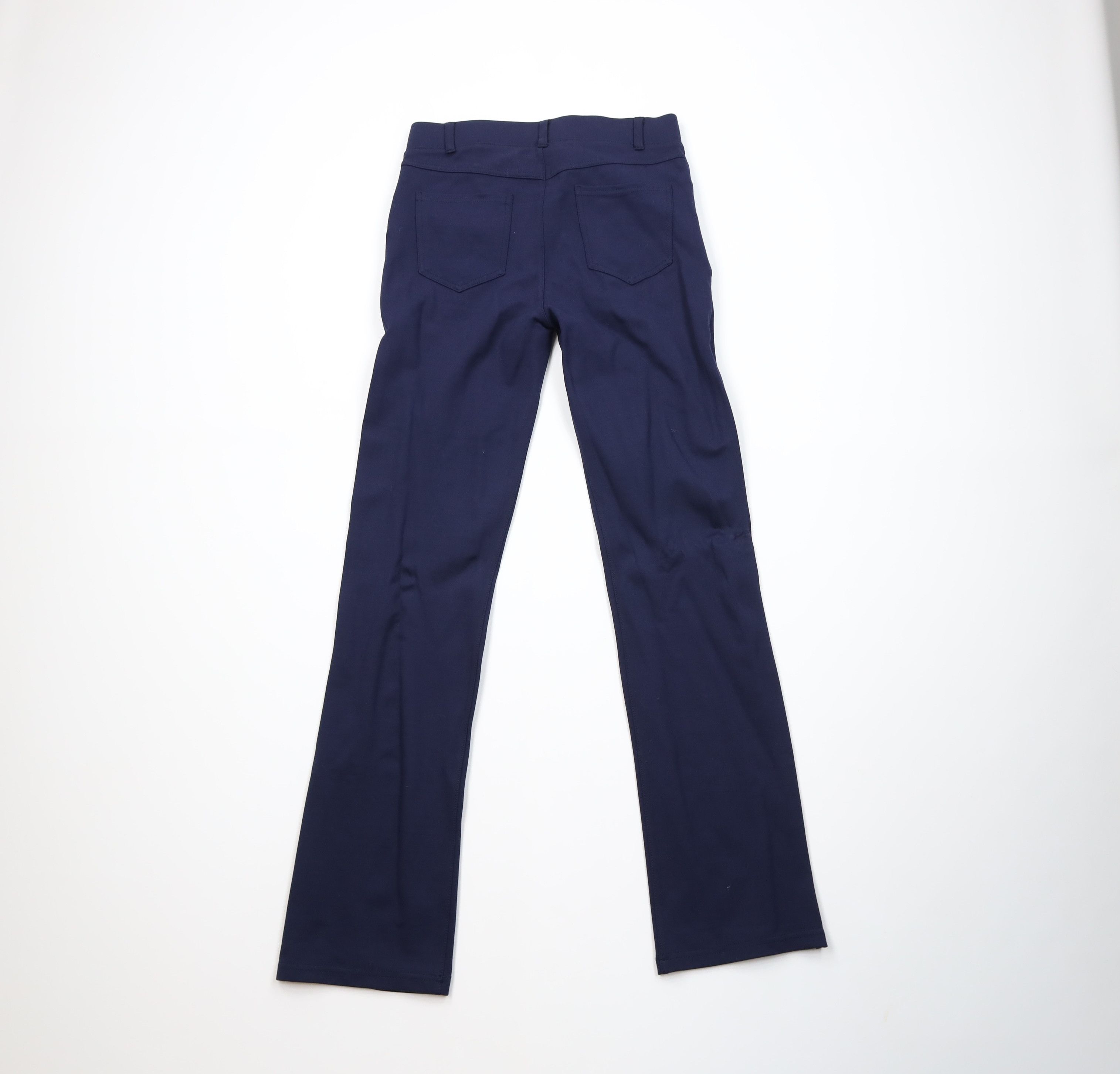 Betabrand Betabrand Stretch Dress Pant Yoga Pants Navy Blue Size 28" / US 6 / IT 42 - 6 Thumbnail