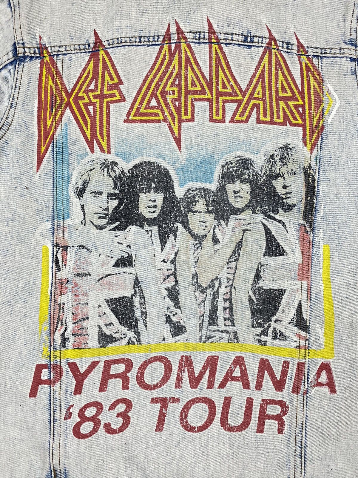 Vintage Vintage Def Leppard Pyromania ‘83 Tour Jeans Jacket Size US S / EU 44-46 / 1 - 3 Thumbnail