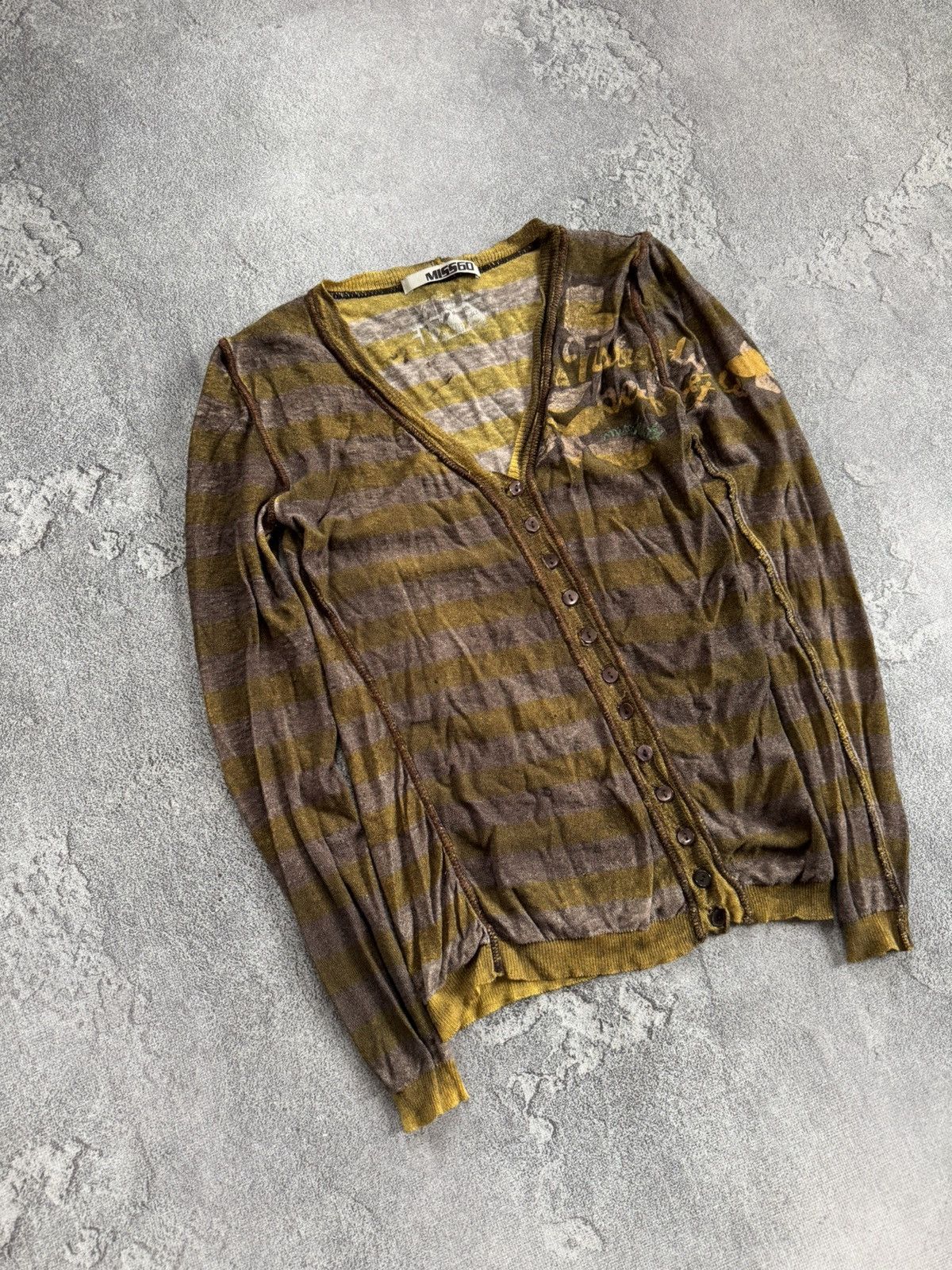 Miss Sixty Miss Sixty Button Cardigan Knitted Top Long Sleeve Sweater Size S / US 4 / IT 40 - 2 Thumbnail