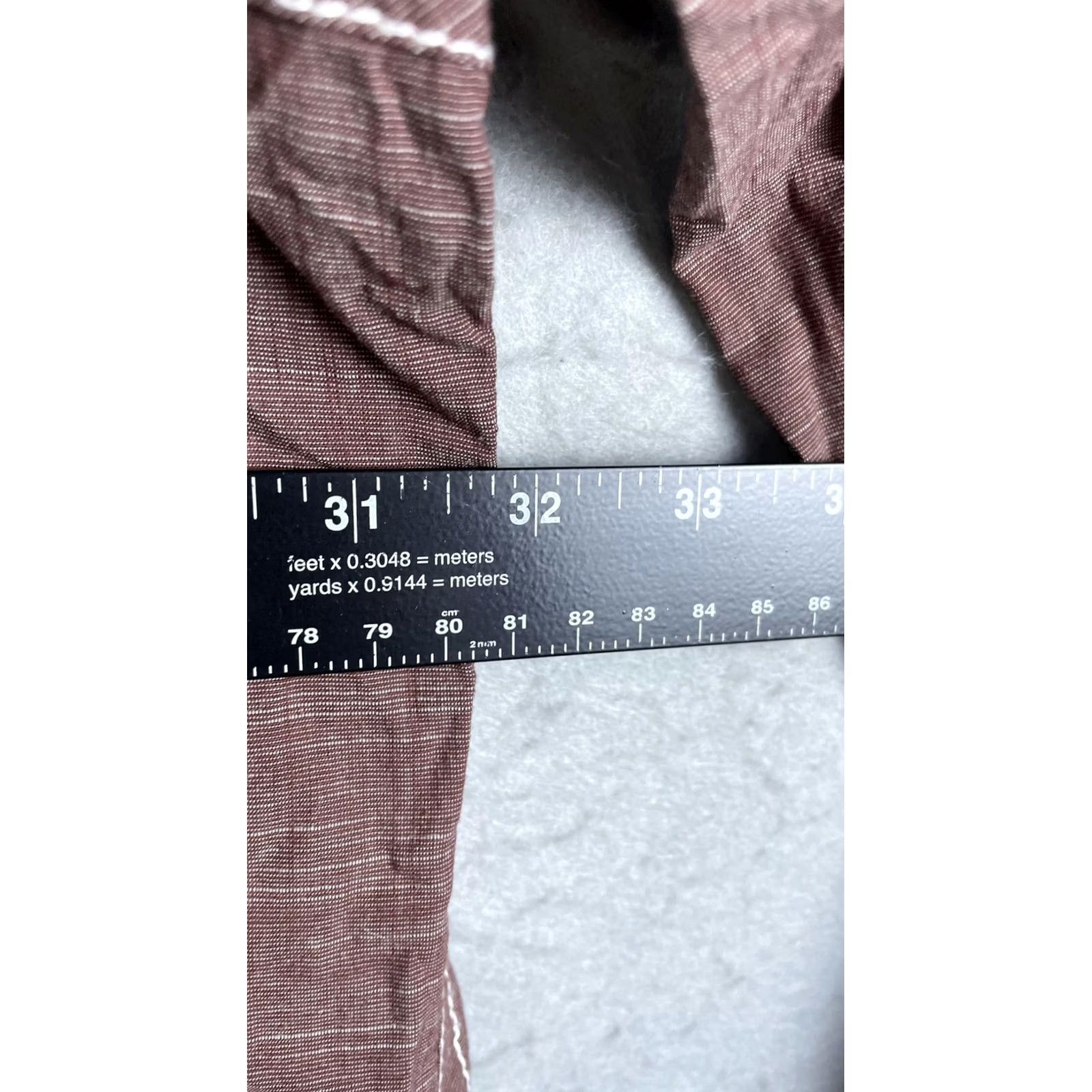 Buckle Black Buckle Black Western Shirt Mens Big Tall 4XL Brown Solid Long Sleeve Pearl Snap Size US XXL / EU 58 / 5 - 3 Thumbnail