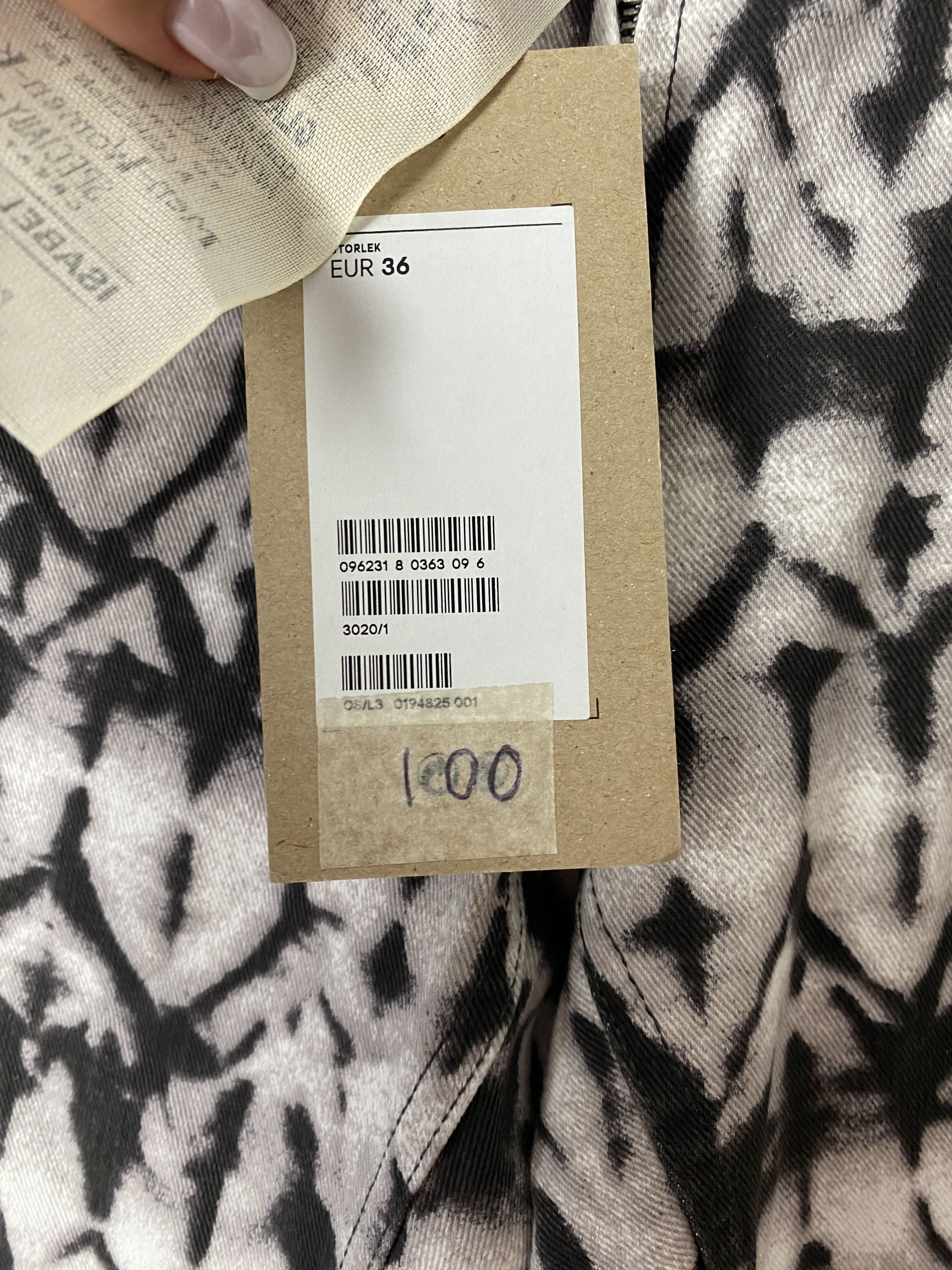 H&M × Isabel Marant H&M x Isabel Marant printed denim jeans pants Size 26" / US 2 / IT 38 - 4 Thumbnail