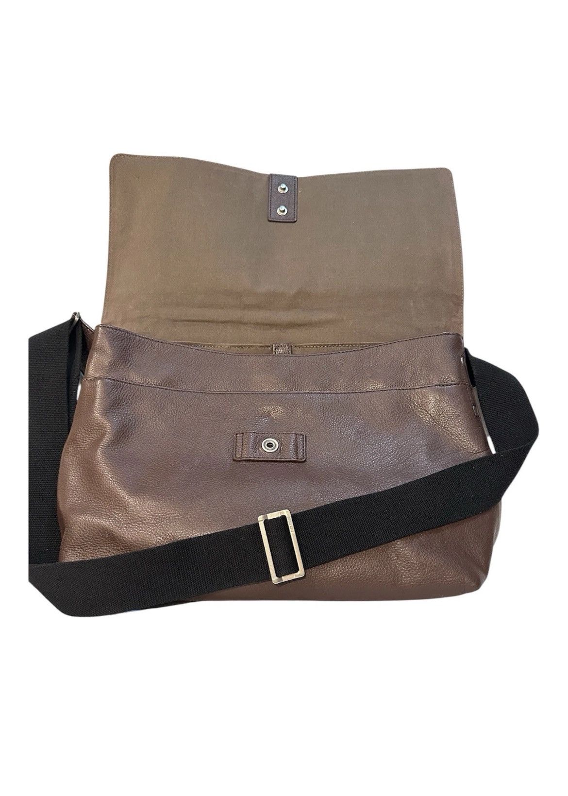 Jack Spade Jack Spade Brown Leather Messenger Bag – Laptop Briefcase Size ONE SIZE - 10 Thumbnail