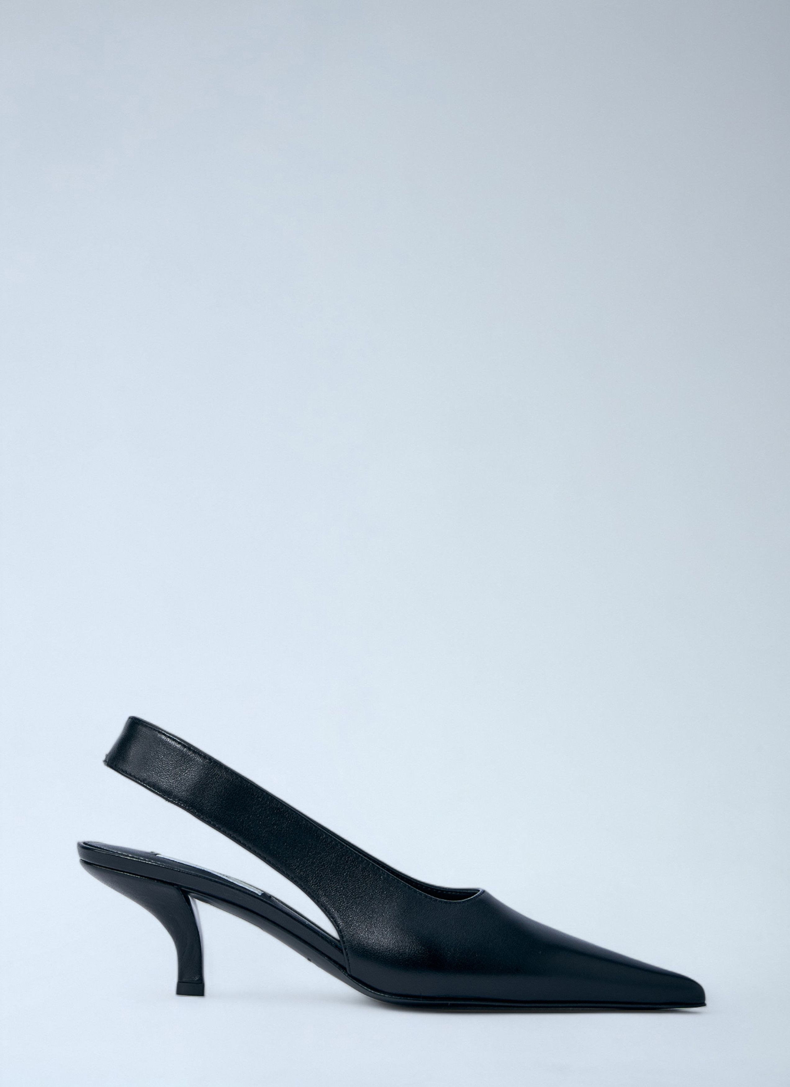 Classic Leather Slingback Heels
