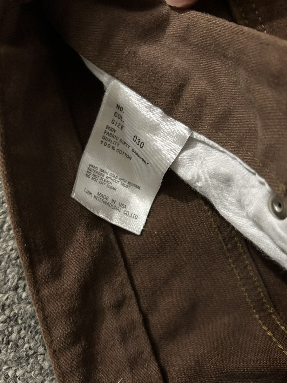 Helmut Lang Helmut Lang Brown Denim Size US 30 / EU 46 - 3 Thumbnail