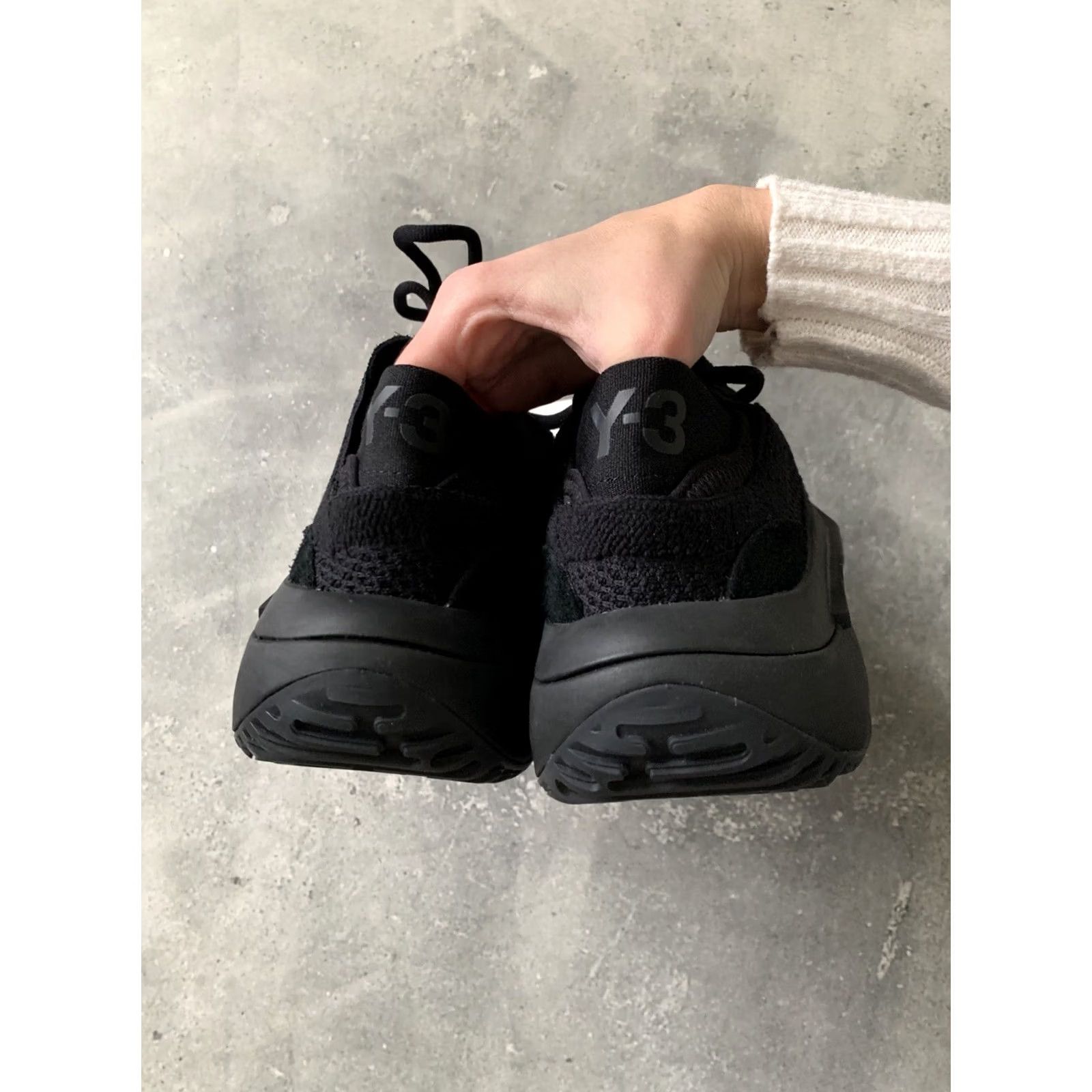 Adidas ADIDAS x YOHJI YAMAMOTO Y-3 QISAN KNIT SNEAKER Size US 5 1/2, UK 5, EU 38, 235 mm, Black, Men, Sneaker Size US 5 / EU 37 - 5 Thumbnail