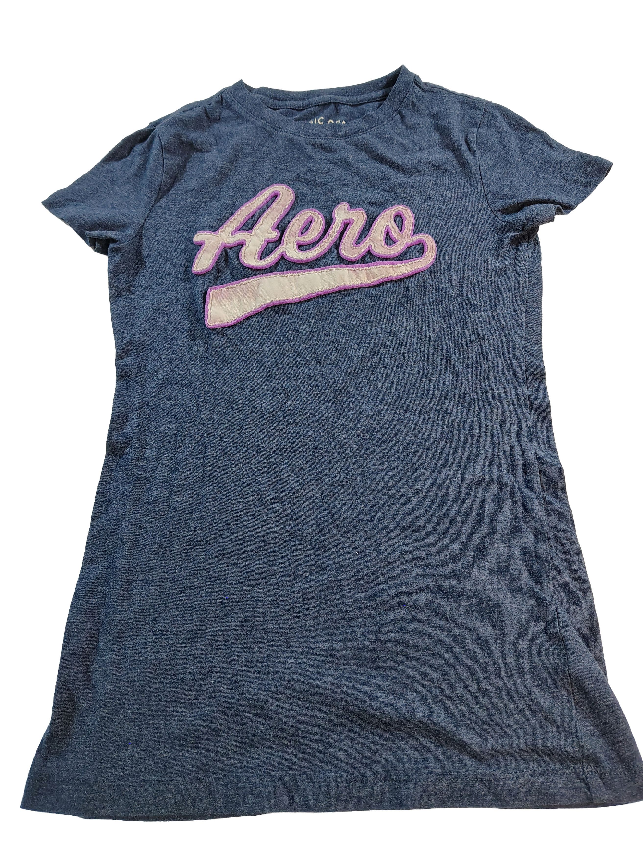 Aeropostale Women's Dark Grey Aeropostale Classic Crew XS T-Shirt Size XS / US 0-2 / IT 36-38 - 1 Thumbnail