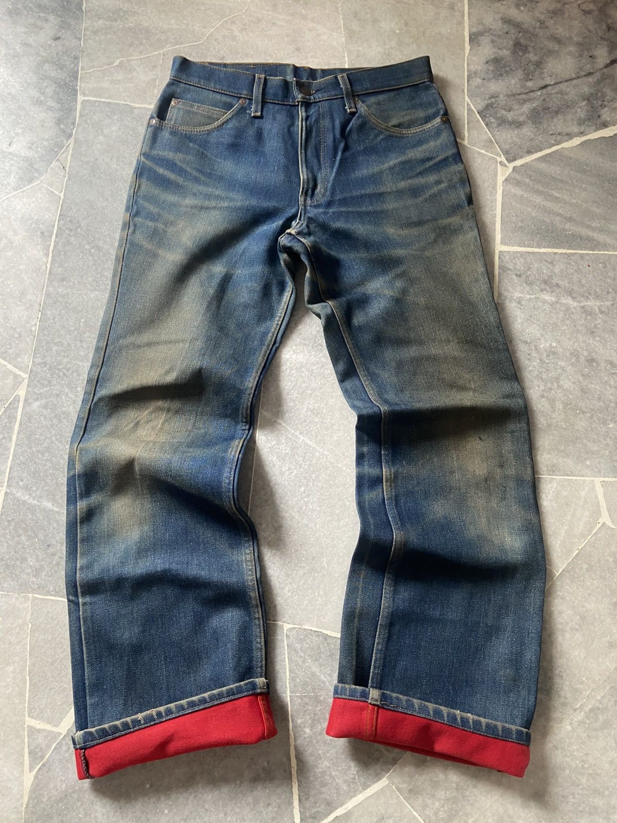 Levi's Vintage Levis 2517 Orange Tab Jeans Flannel Lined Insulated Size US 31 - 1 Thumbnail