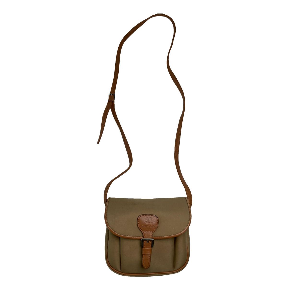 Courreges Courrèges Brown Cotton Handbag Size ONE SIZE - 1 Thumbnail
