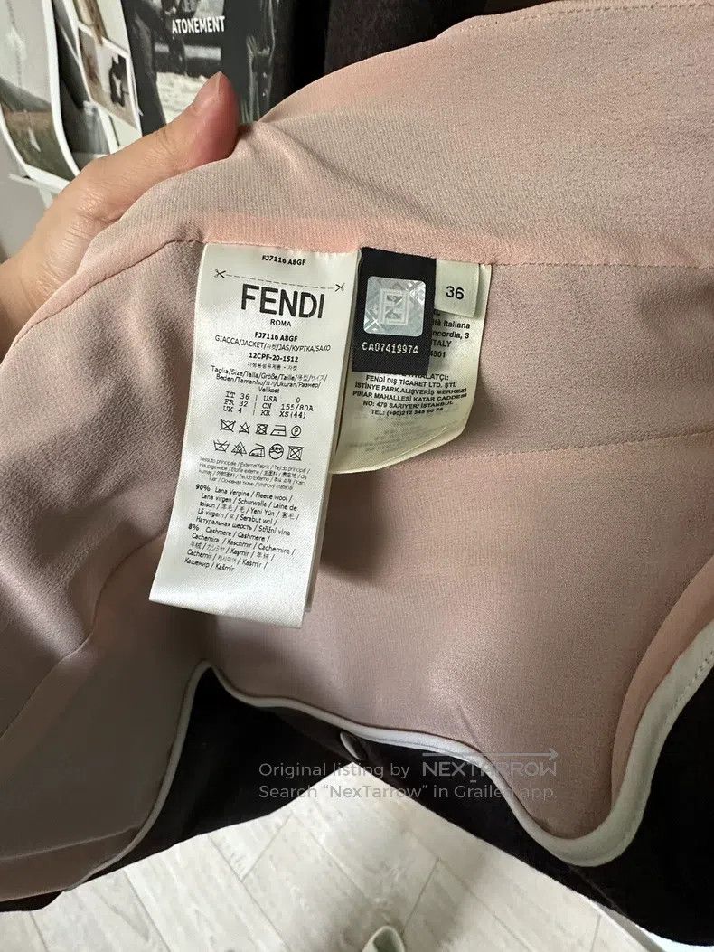 Fendi Fendi Women's wool coat Size XXS / US 00 / IT 34 - 7 Thumbnail