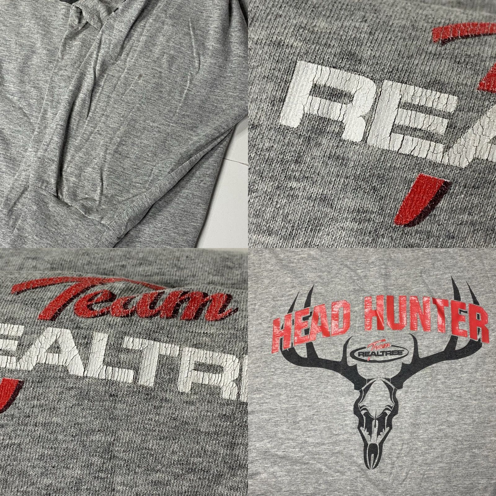 Realtree VINTAGE Realtree Xtra Long Sleeve T-Shirt Men Gray L Head Hunter Hunting Shirt 90s 2000s Mens Size US L / EU 52-54 / 3 - 8 Thumbnail