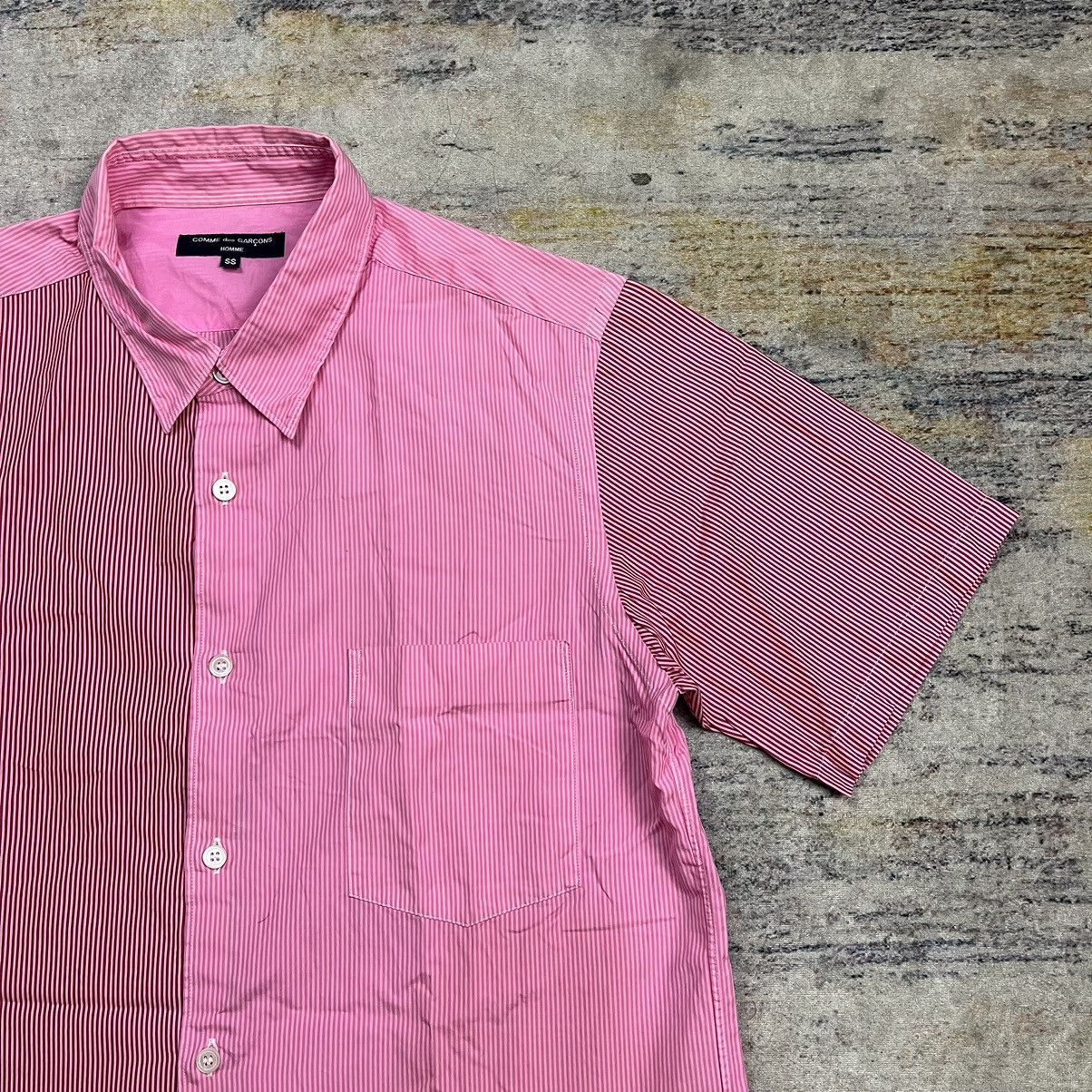 Comme des Garcons Homme Comme des garcons homme ad2008 two tone stripe shirt Size US S / EU 44-46 / 1 - 4 Thumbnail