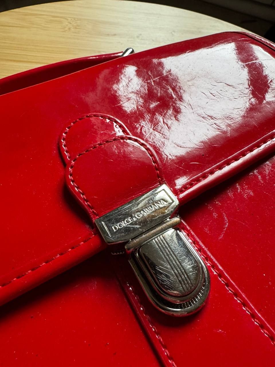 Dolce & Gabbana Dolce gabbana Patent leather portfolio hand bag Size ONE SIZE - 2 Thumbnail