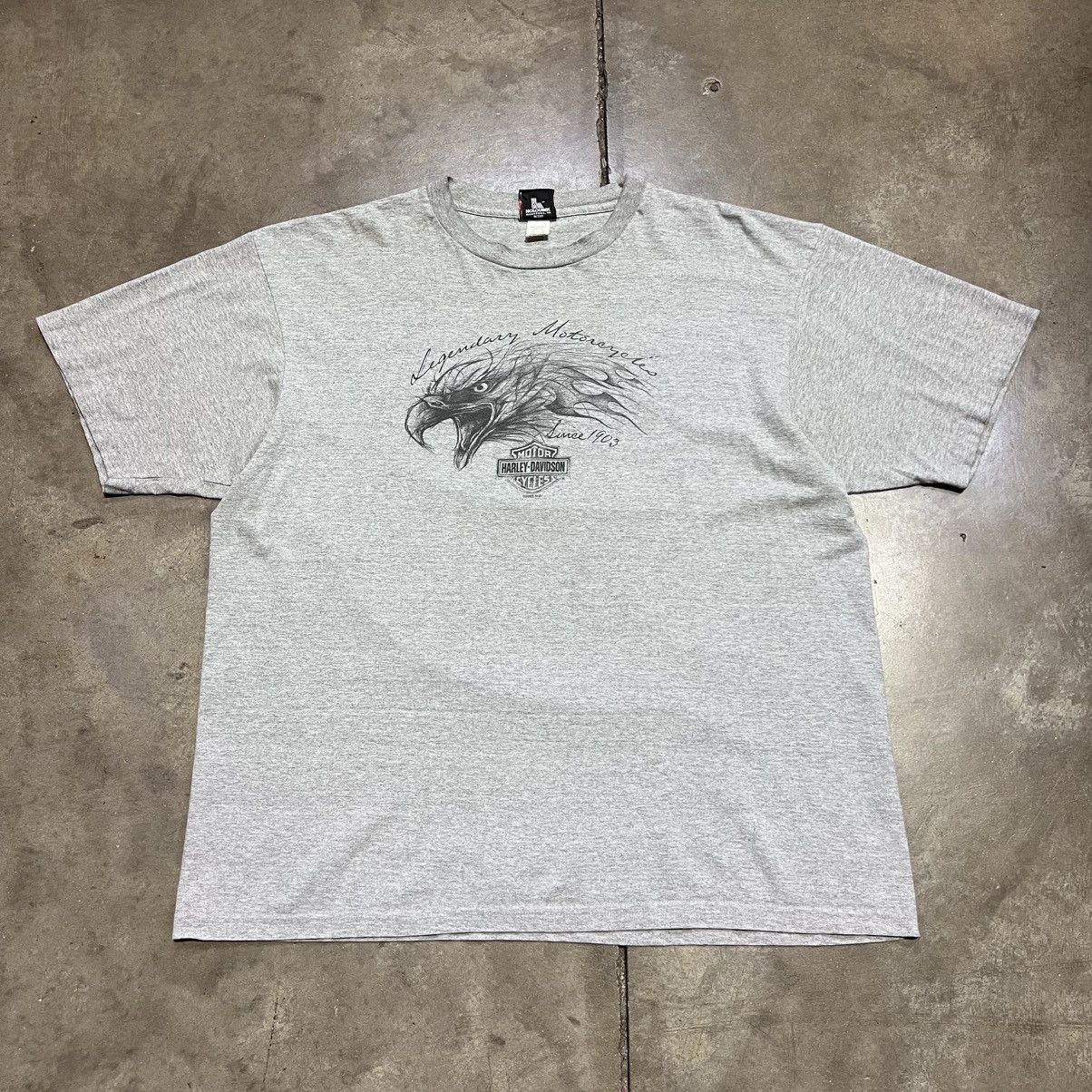 Harley Davidson Vintage Harley Davidson Motorcycle Biker T shirt Kuwait Y2K Size US XXL / EU 58 / 5 - 6 Thumbnail