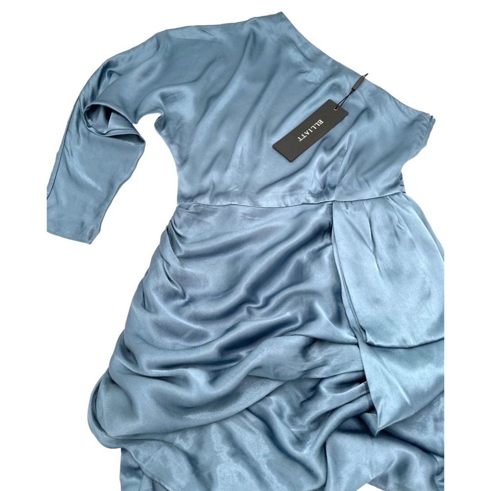 ELLIATT Elliatt Riviera Saronic Asymmetric One Shoulder Blue Small Size S / US 4 / IT 40 - 4 Thumbnail
