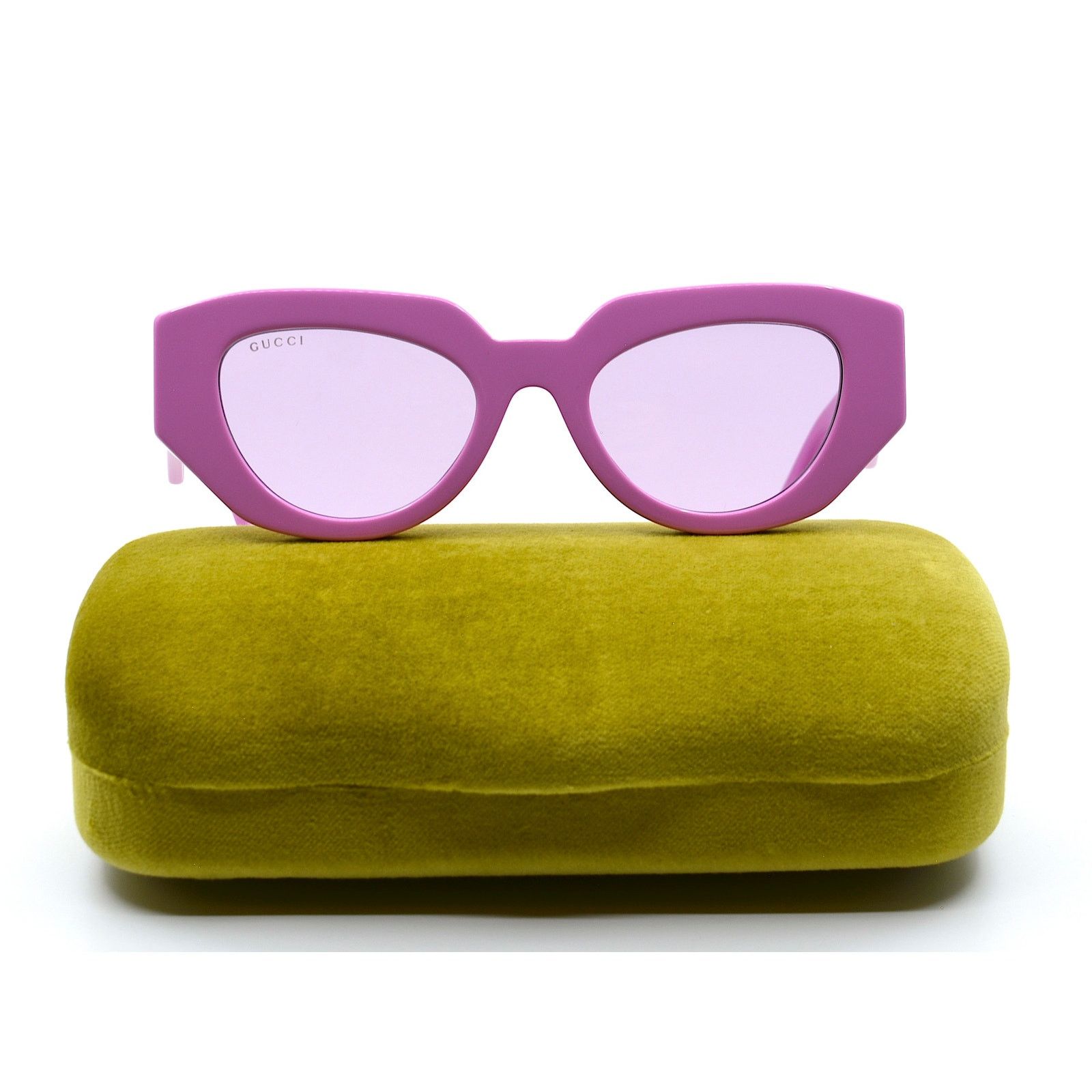 Gucci GUCCI GG1421S 004 PINK LIGHT VIOLET AUTHENTIC SUNGLASSES Size ONE SIZE - 5 Thumbnail