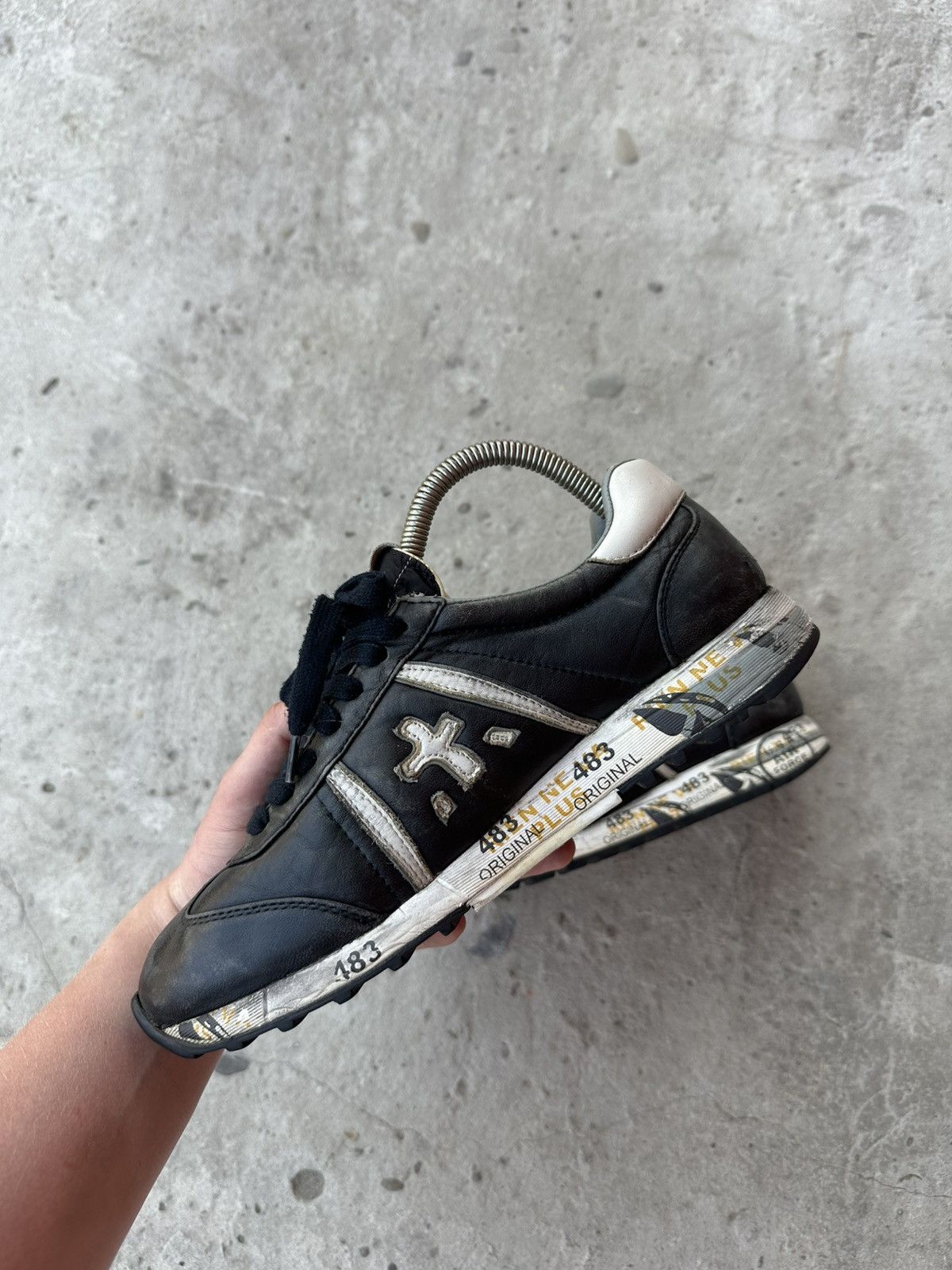 Premiata × Vintage Vintage Premiata Leather Sneakers Low-Top Y2K Old Money Size US 7 / EU 40 - 4 Thumbnail