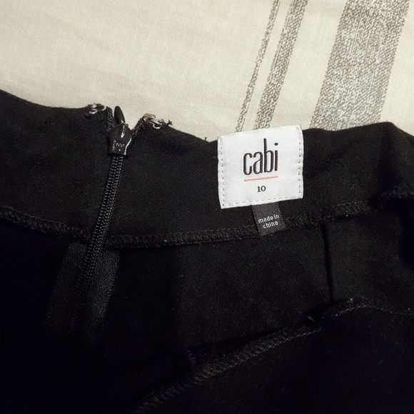 Other Cabi Black Ponte Utility A-Line Skirt SZ:10 Size 32" / US 10 / IT 46 - 4 Thumbnail
