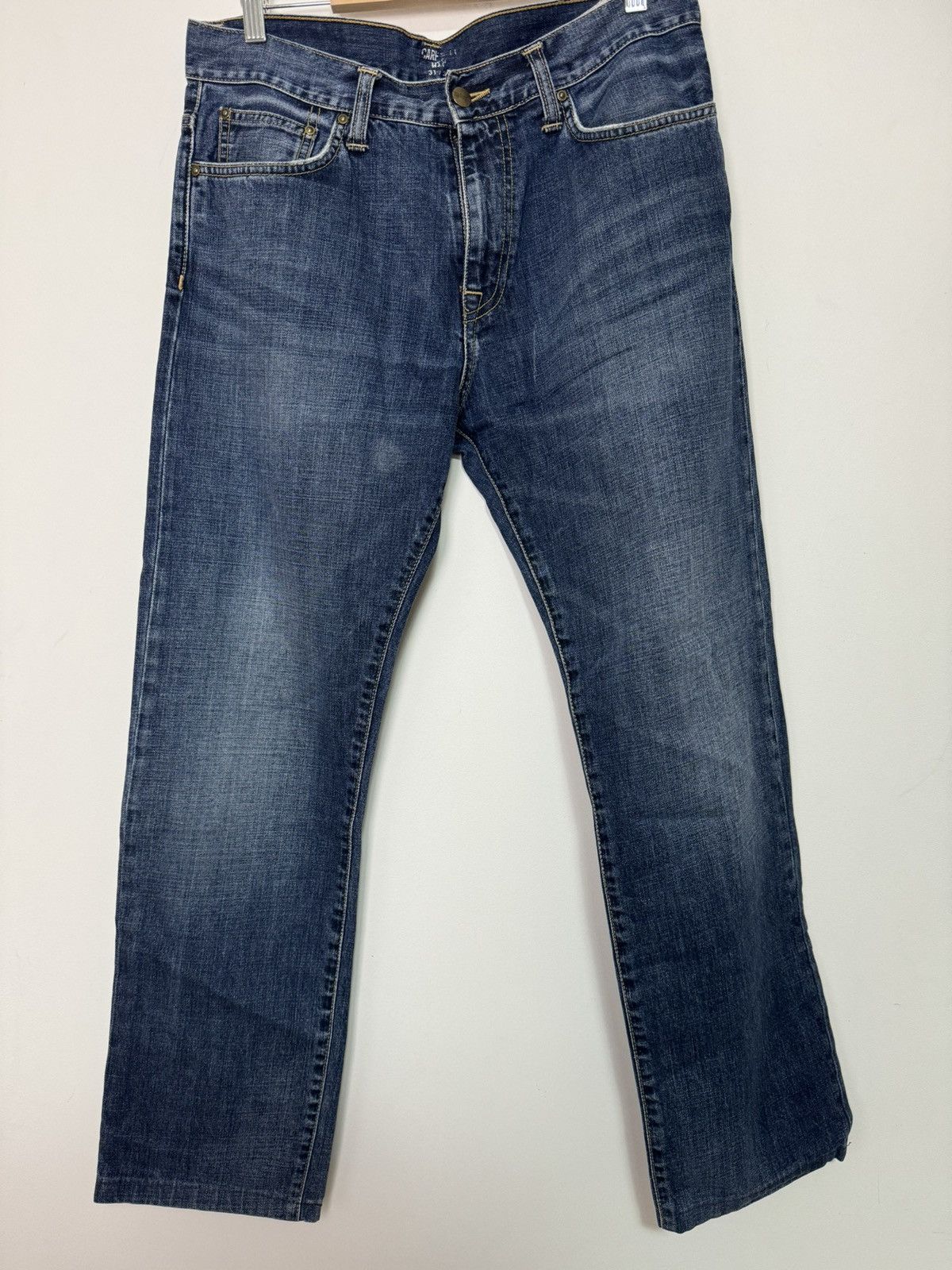 Carhartt Carhartt denim jeans selvedge davies pants streetwear work Size US 31 - 11 Thumbnail