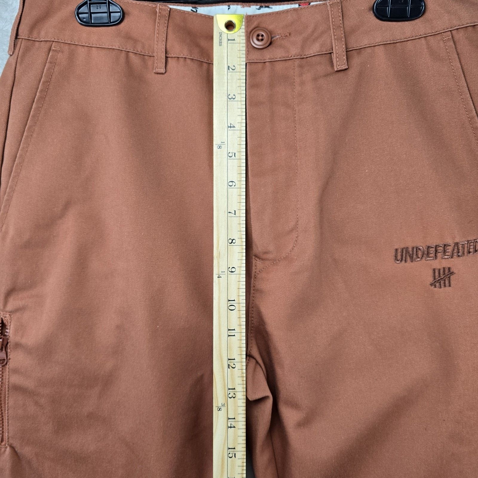 Undefeated Undefeated Pants Mens 32x29 Orange Brown Chino Work Wear Size US 32 / EU 48 - 16 Thumbnail