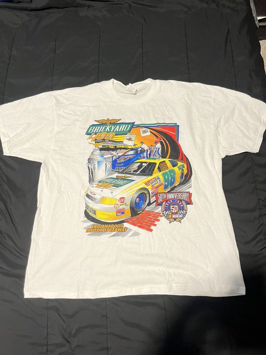 NASCAR 1998 Brickyard Tee Sz 2XL Size US XXL / EU 58 / 5 - 1 Thumbnail