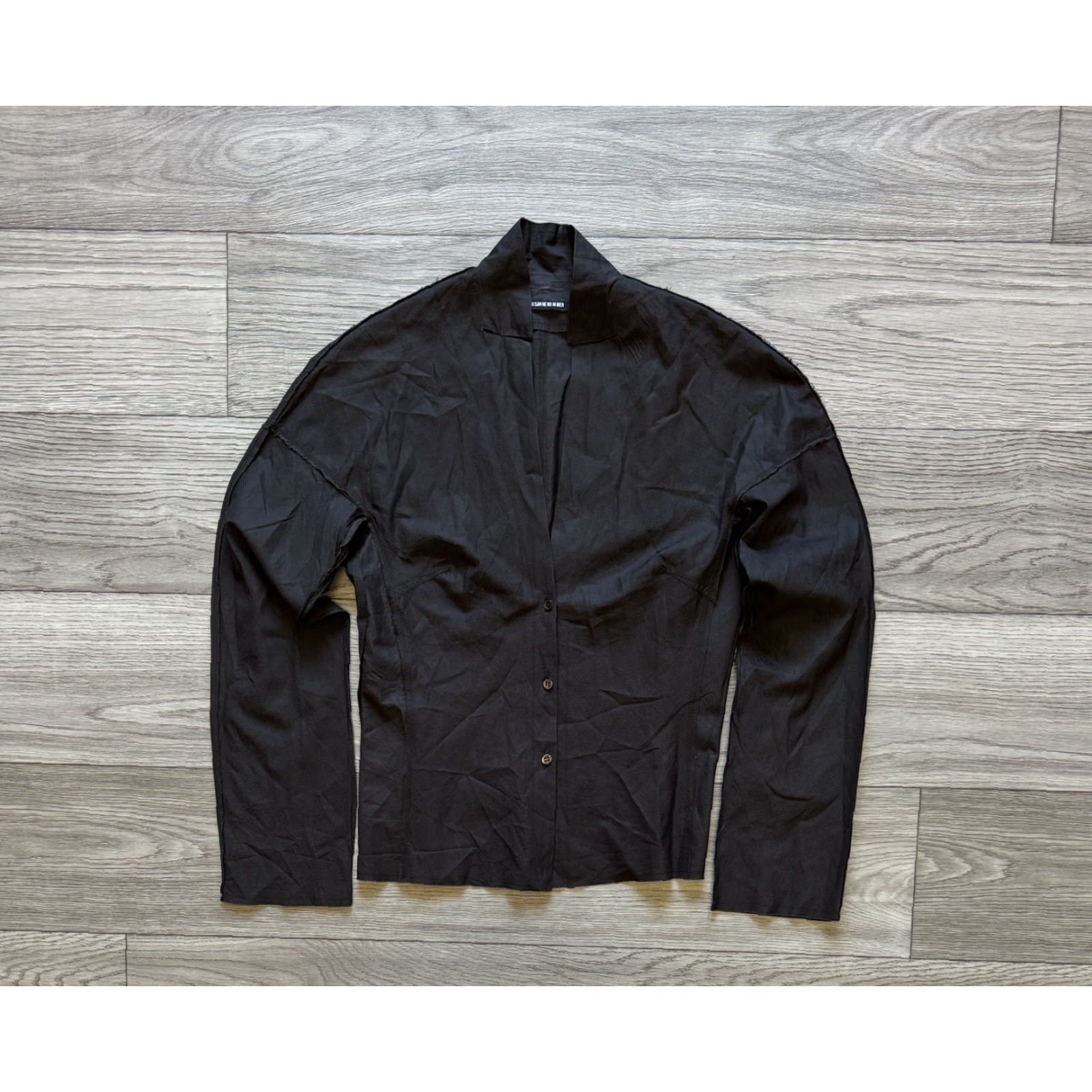 Vintage Susanne Bommer Blouse Shirt Womens Size 36 Black Long Sleeve Vintage? Size XS / US 0-2 / IT 36-38 - 3 Thumbnail