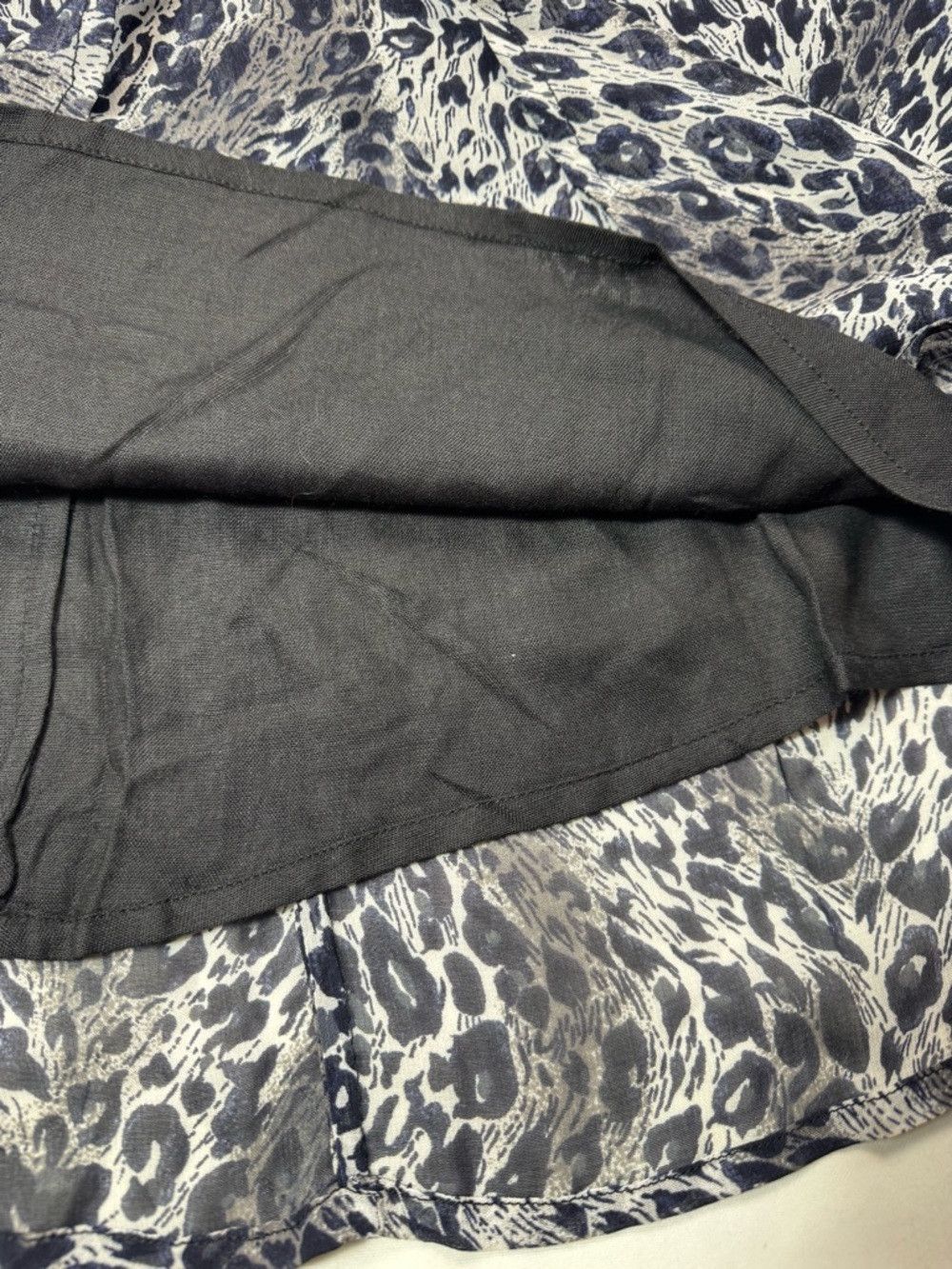 Other NWT New Shelly & Arnold Black White Animal Print Rayon Maxi Size 32" / US 10 / IT 46 - 6 Thumbnail