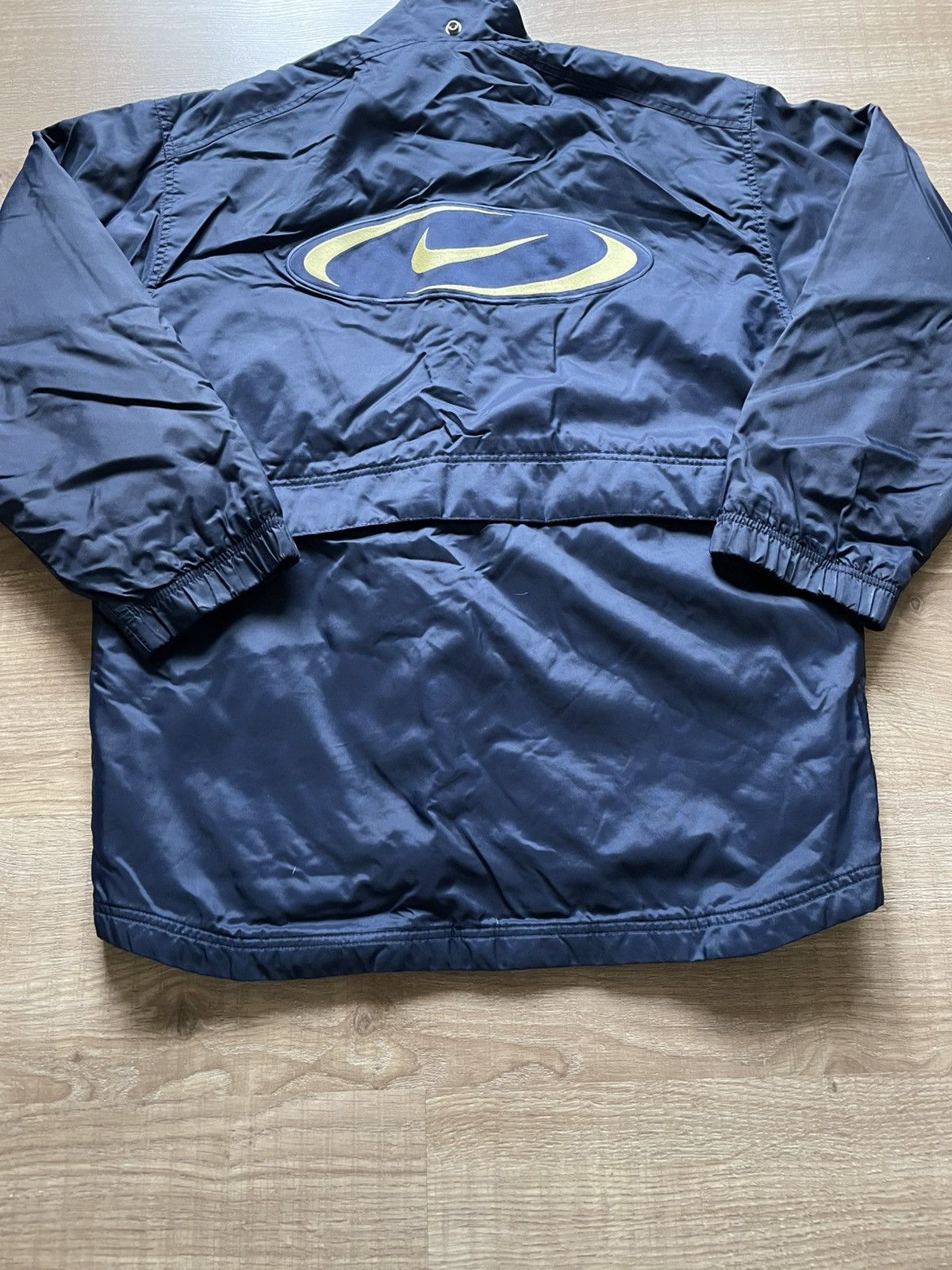 Nike Vintage 90s Nike Swoosh Logo Accent Quilted Coat Jacket Size US S / EU 44-46 / 1 - 16 Thumbnail
