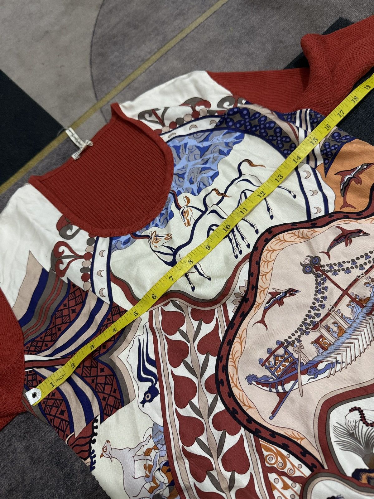 Hermes VINTAGE HERMES PARIS PRINTED ART Size M / US 6-8 / IT 42-44 - 9 Thumbnail