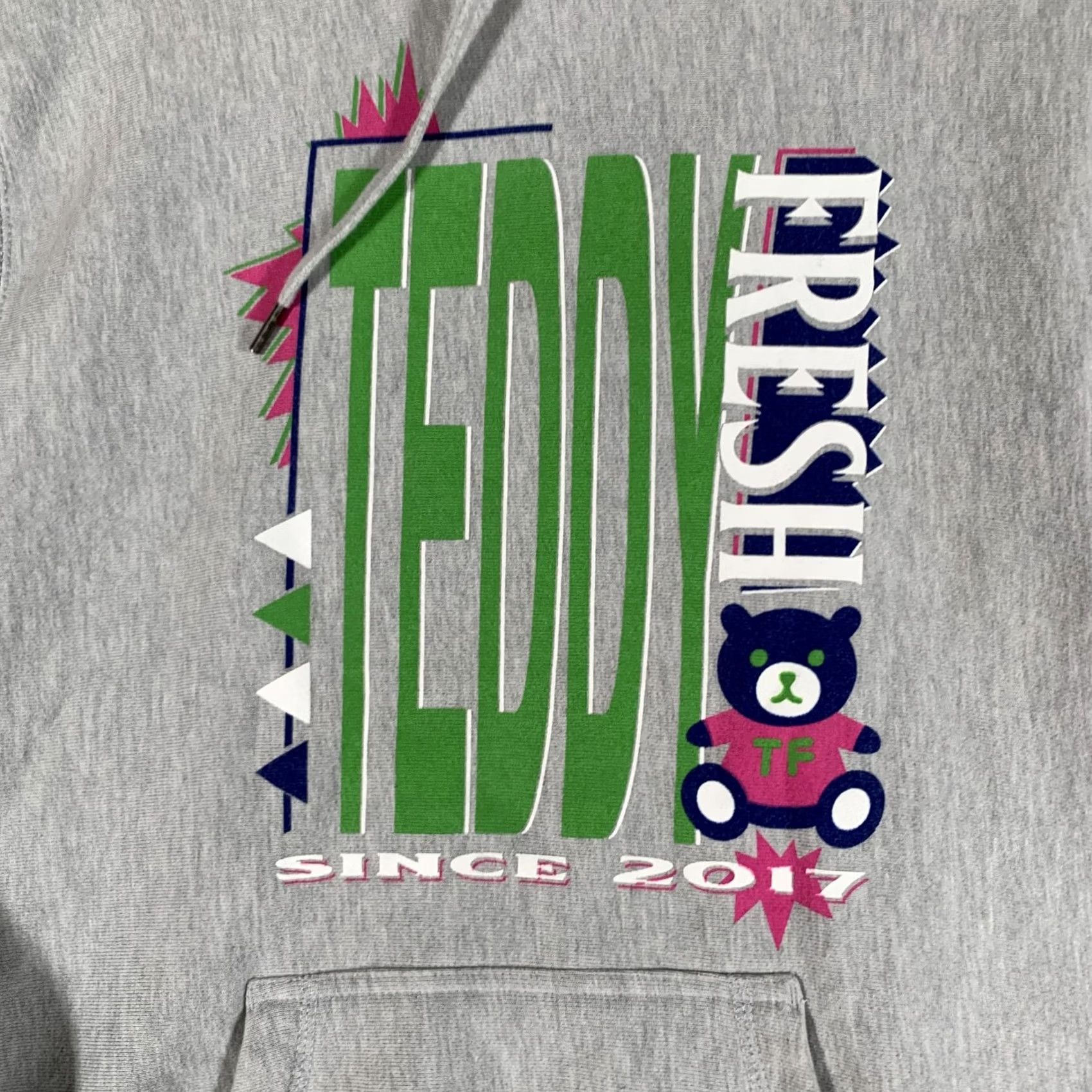 Teddy Fresh VINTAGE Teddy Fresh Hoodie Mens Small Gray Retro Logo Bear Graphic Pullover Sweatshirt Size US S / EU 44-46 / 1 - 5 Thumbnail