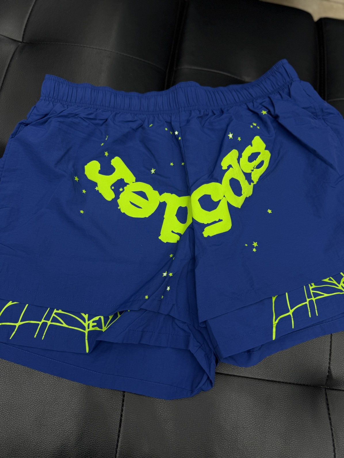 Sp5der Sp5der Double Layer WEB Shorts Size XL (NEW) Blue Size US 34 / EU 50 - 2 Thumbnail
