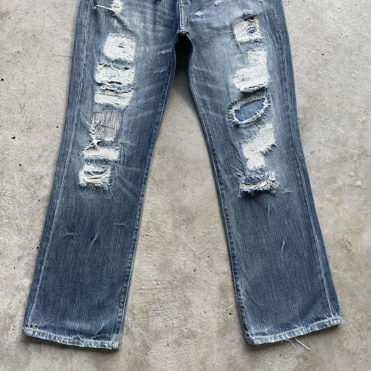 Vintage Vintage Schemer Faded Japan Distressed Jeans Denim Pants W32 Size US 32 / EU 48 - 4 Thumbnail