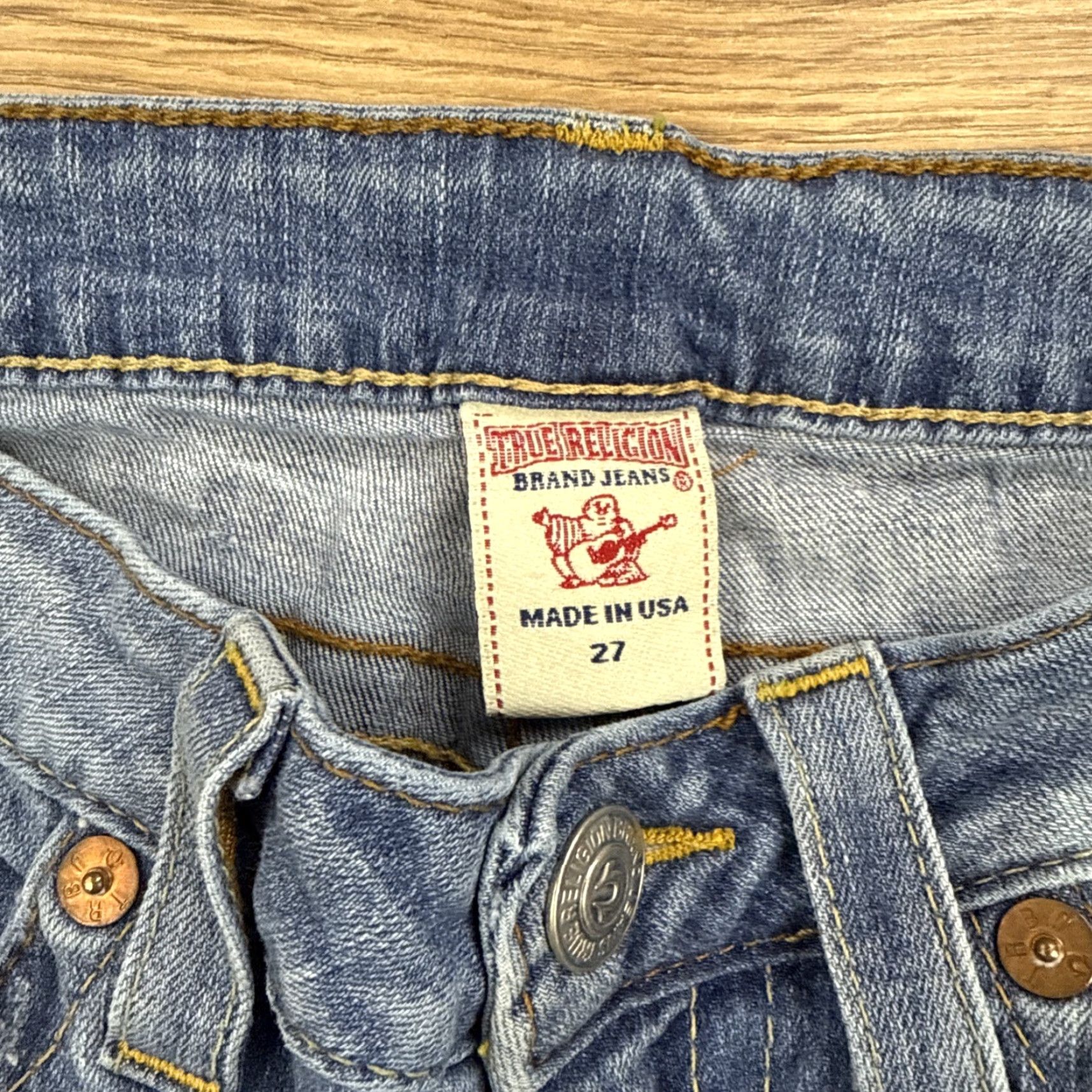 True Religion True Religion Jeans Skinny Womens Size 27 Blue Low Rise Denim 33in Inseam Size 27" / US 4 / IT 40 - 2 Thumbnail