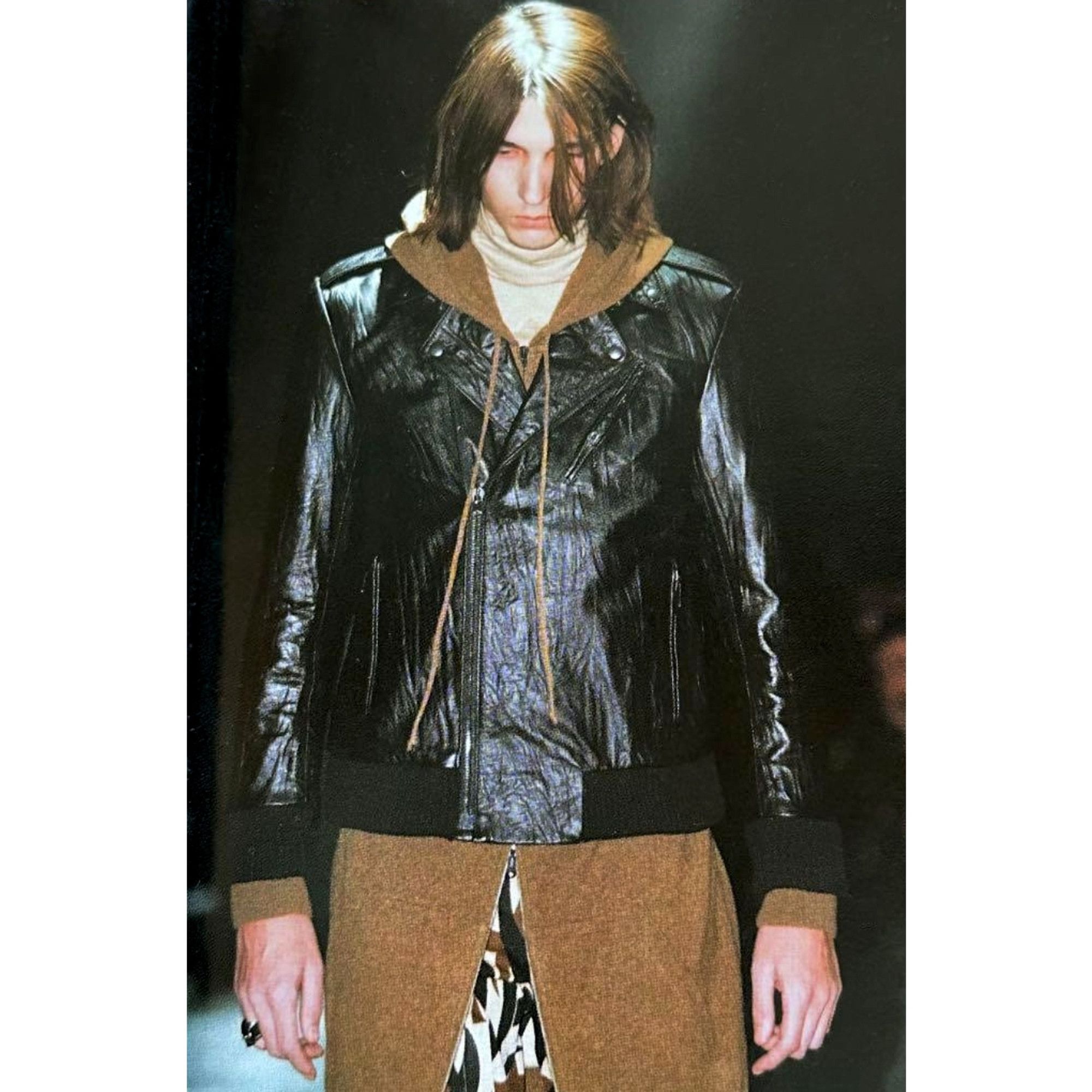 Number (N)ine Number (N)ine AW04 Leather Jacket Size US L / EU 52-54 / 3 - 2 Thumbnail