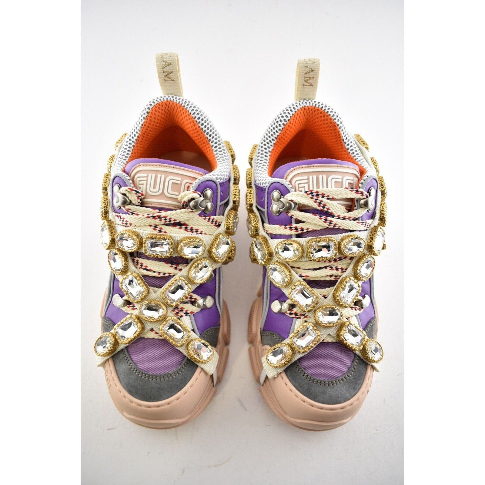 Gucci Womens Journey Flashtrek Crystal Hiker Low Boot Sneaker 36 Size US 6 / IT 36 - 7 Thumbnail