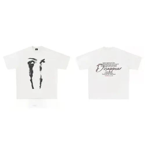 VIBE Atsuko x Ryou Streetwear Harajuku Cry Printed T-Shirt y2k Size US M / EU 48-50 / 2 - 3 Thumbnail